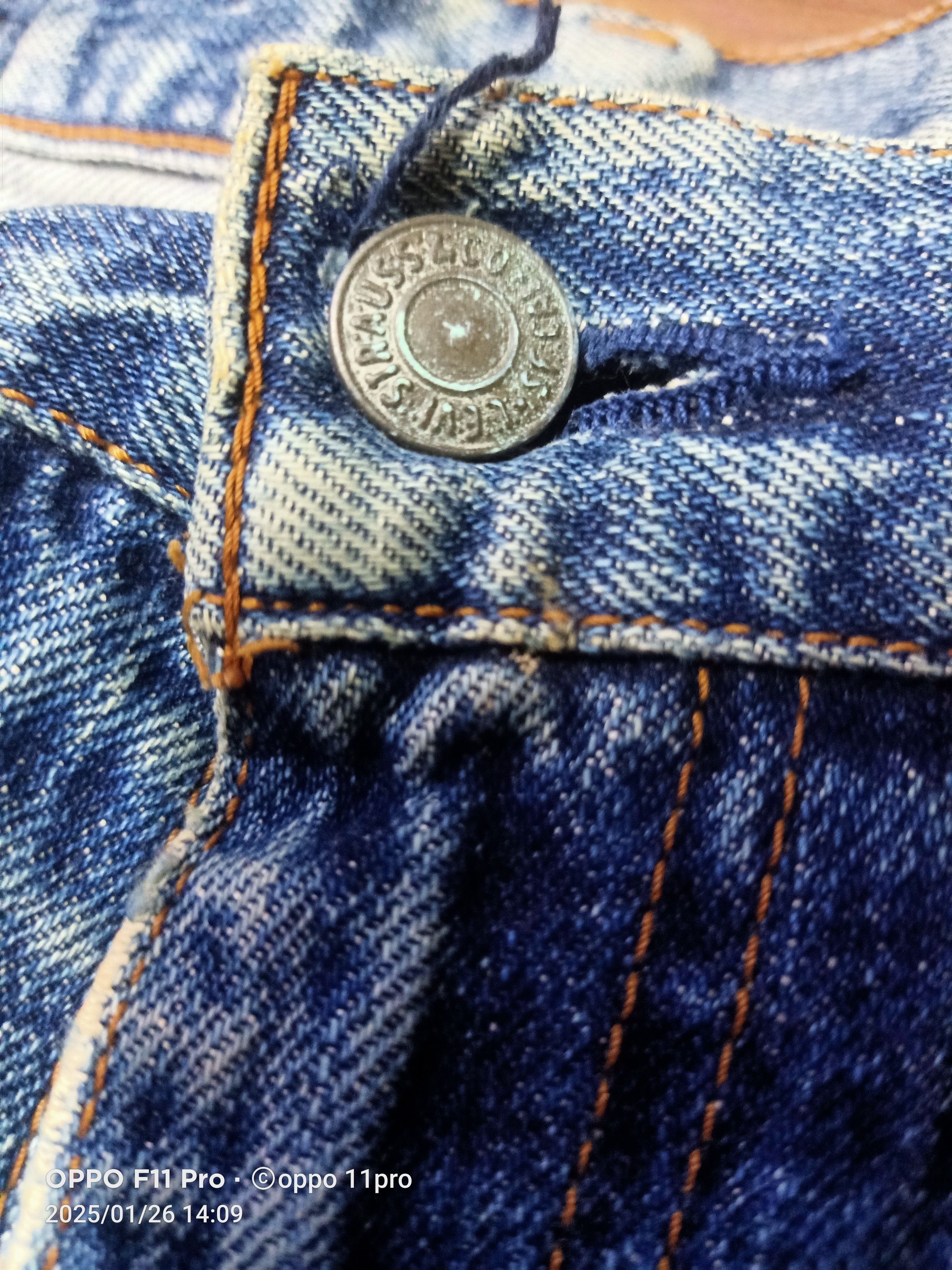 Levi's × Levi's Vintage Clothing Levis 502 Big E RedSelvedge SHORT Pants Distressdenim Size US 30 / EU 46 - 7 Thumbnail