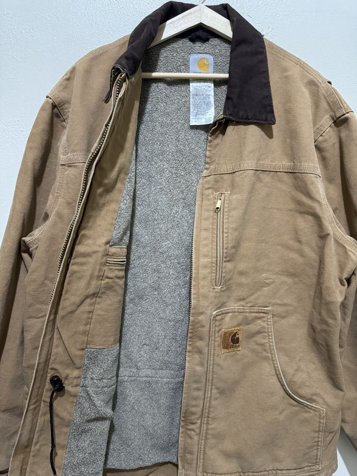 Carhartt Carhartt Detroit Ridgestone Sherpa Lining Work Jacket Size US L / EU 52-54 / 3 - 2 Thumbnail