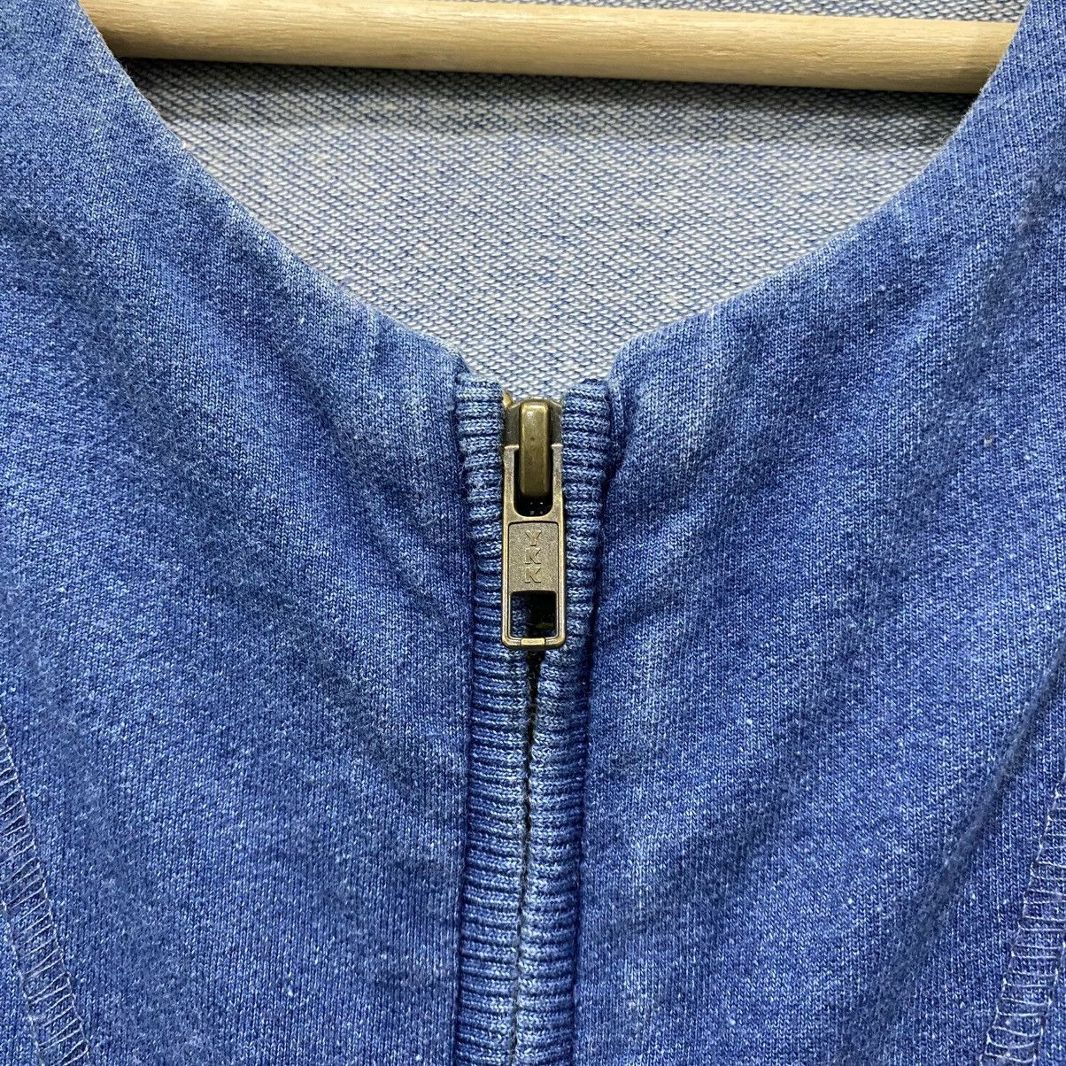 Ne-Net Vintage Ne-Net (Issey Miyake) Indigo Dye Full-Zip Sweatshirt Size US L / EU 52-54 / 3 - 10 Thumbnail