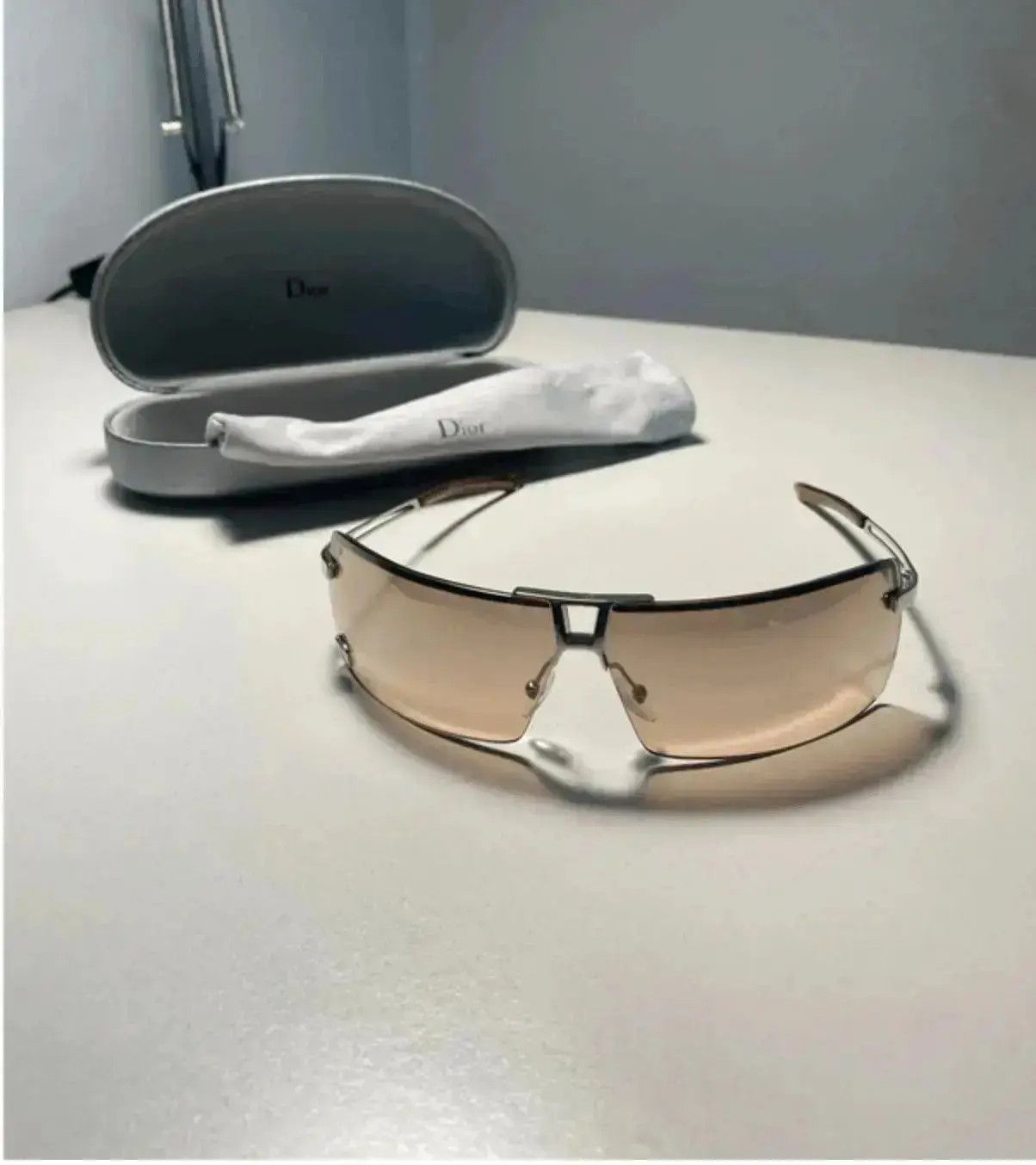 Dior × John Galliano × Vintage DIOR Sunglasses Rimless