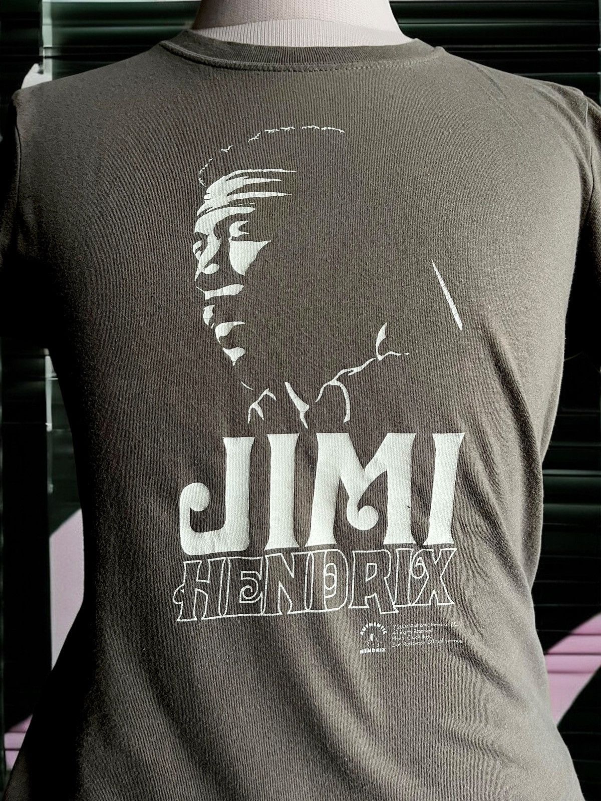 Band Tees × Vintage × Zion Rootswear Women's T-shirt, ZION Rootswear with Jimi Hendrix from 2004. Size S / US 4 / IT 40 - 2 Thumbnail