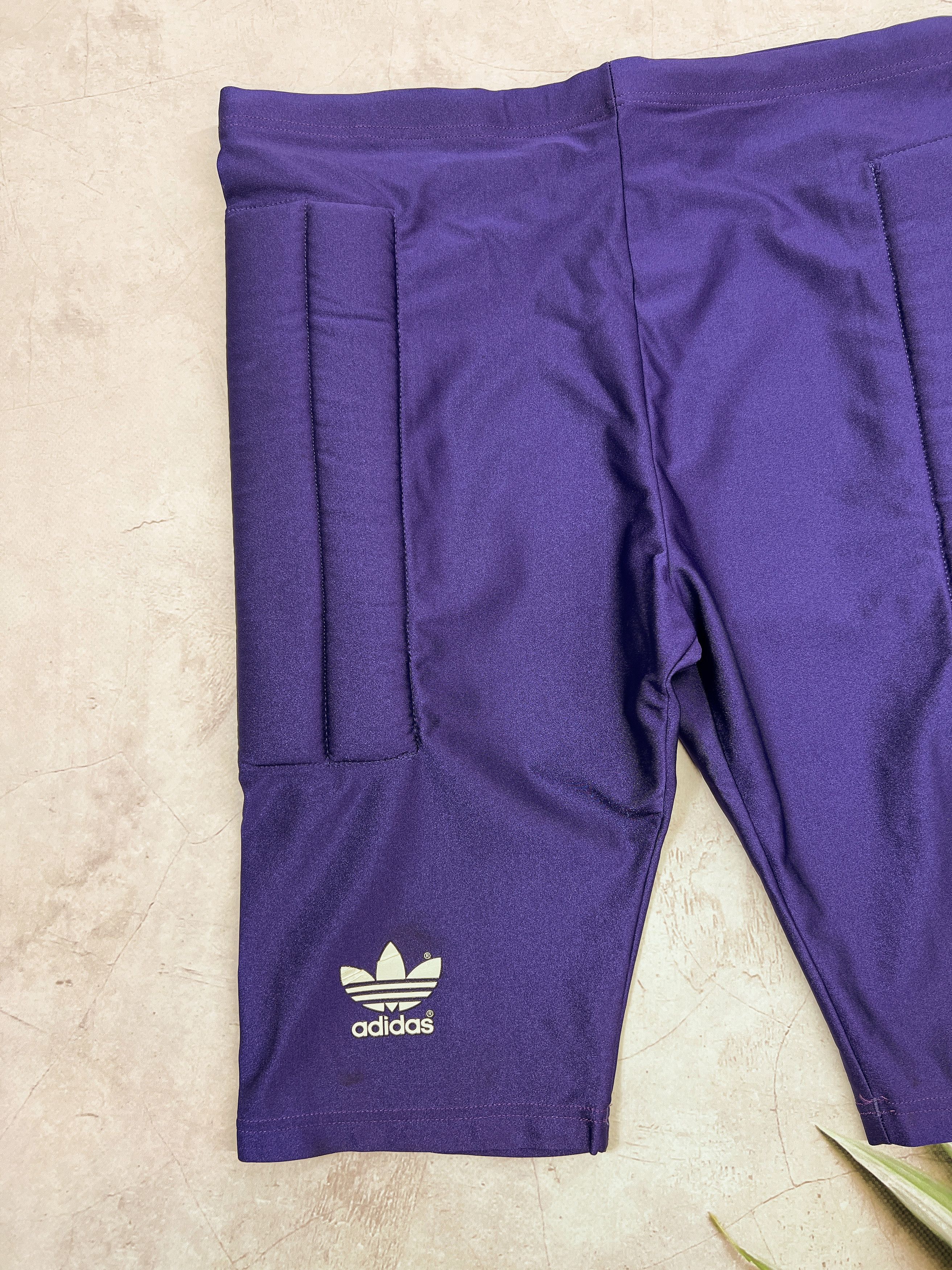Adidas × Vintage Vintage 80s Tights Shorts Stretch YUGOSLAVIA Size US 32 / EU 48 - 3 Thumbnail