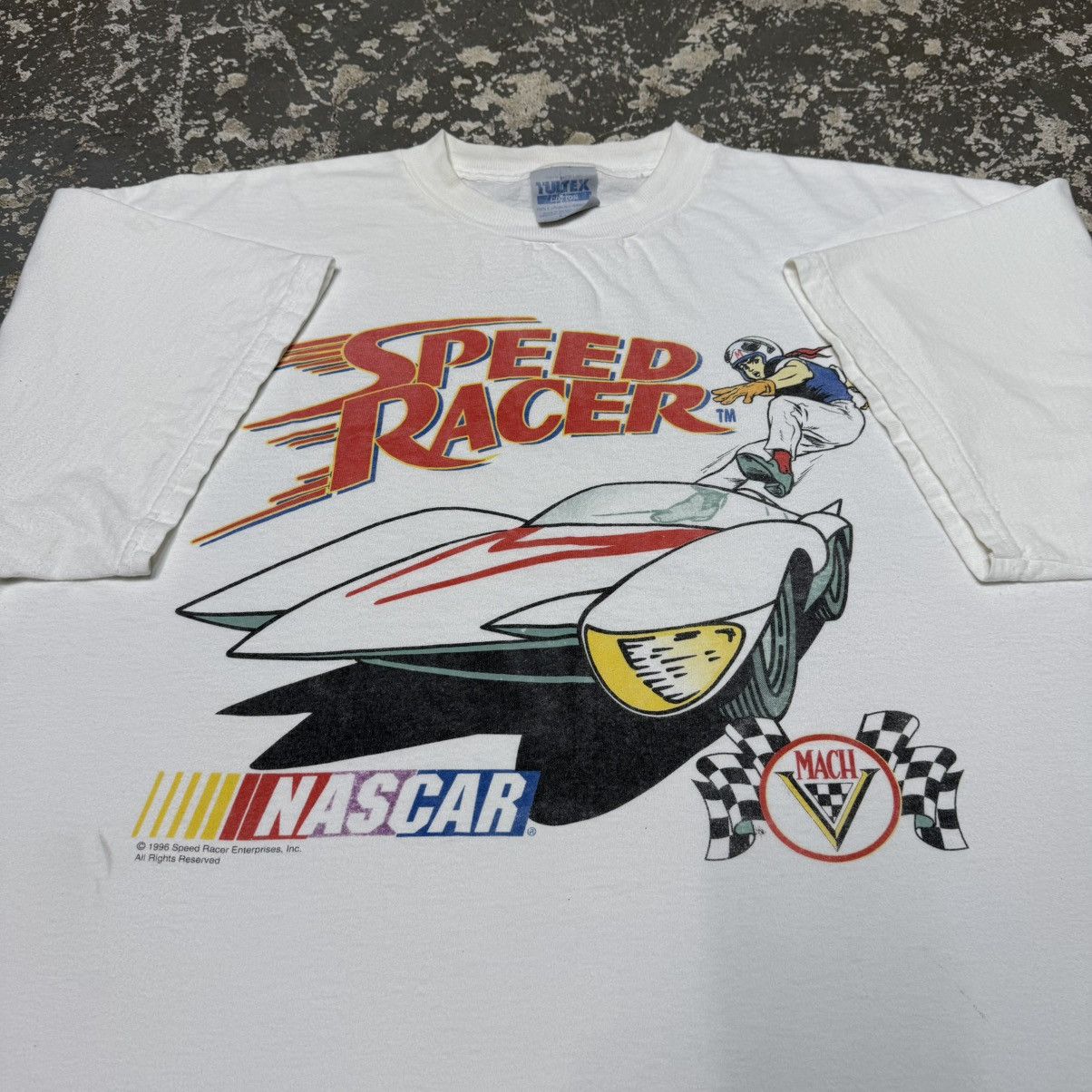 NASCAR Vintage Speed Racer Nascar Racing Tshirt Size US XL / EU 56 / 4 - 3 Thumbnail