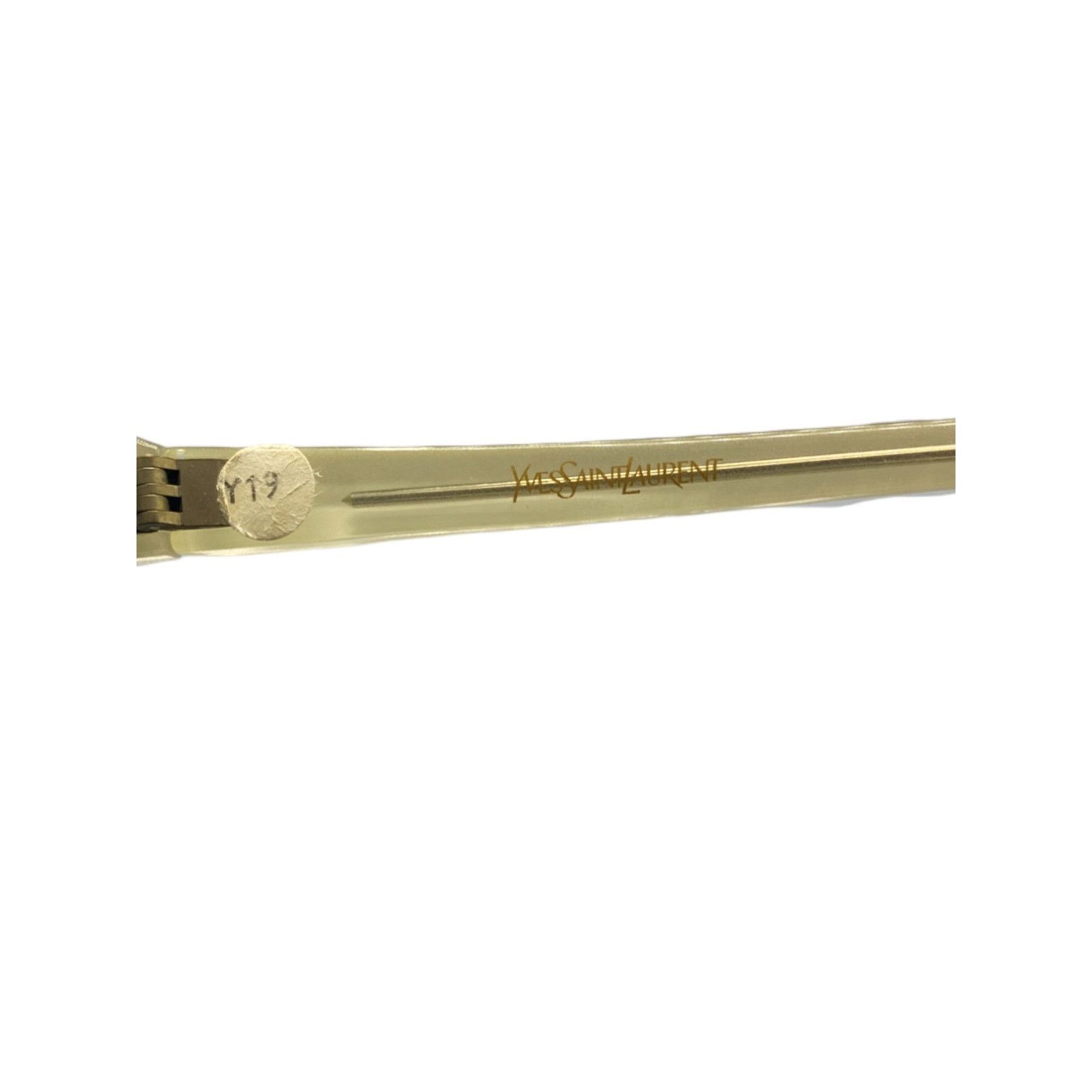 Yves Saint Laurent Oversized Ivory Sunglasses Size ONE SIZE - 7 Thumbnail