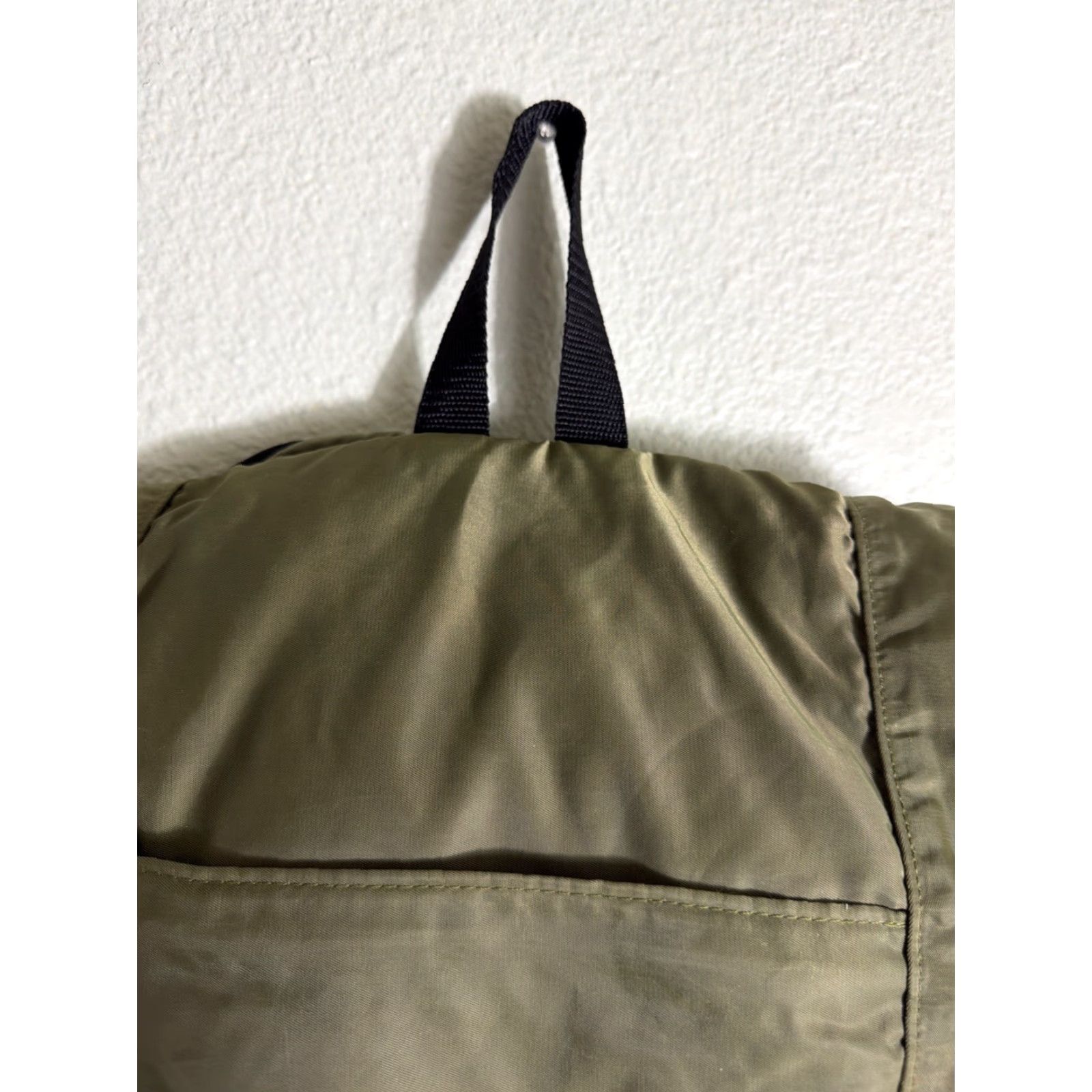 J Brand Toppers Army Green Polyester Sling Bag Messenger Bag Hook Loop Men 13x11x5 Size ONE SIZE - 3 Thumbnail