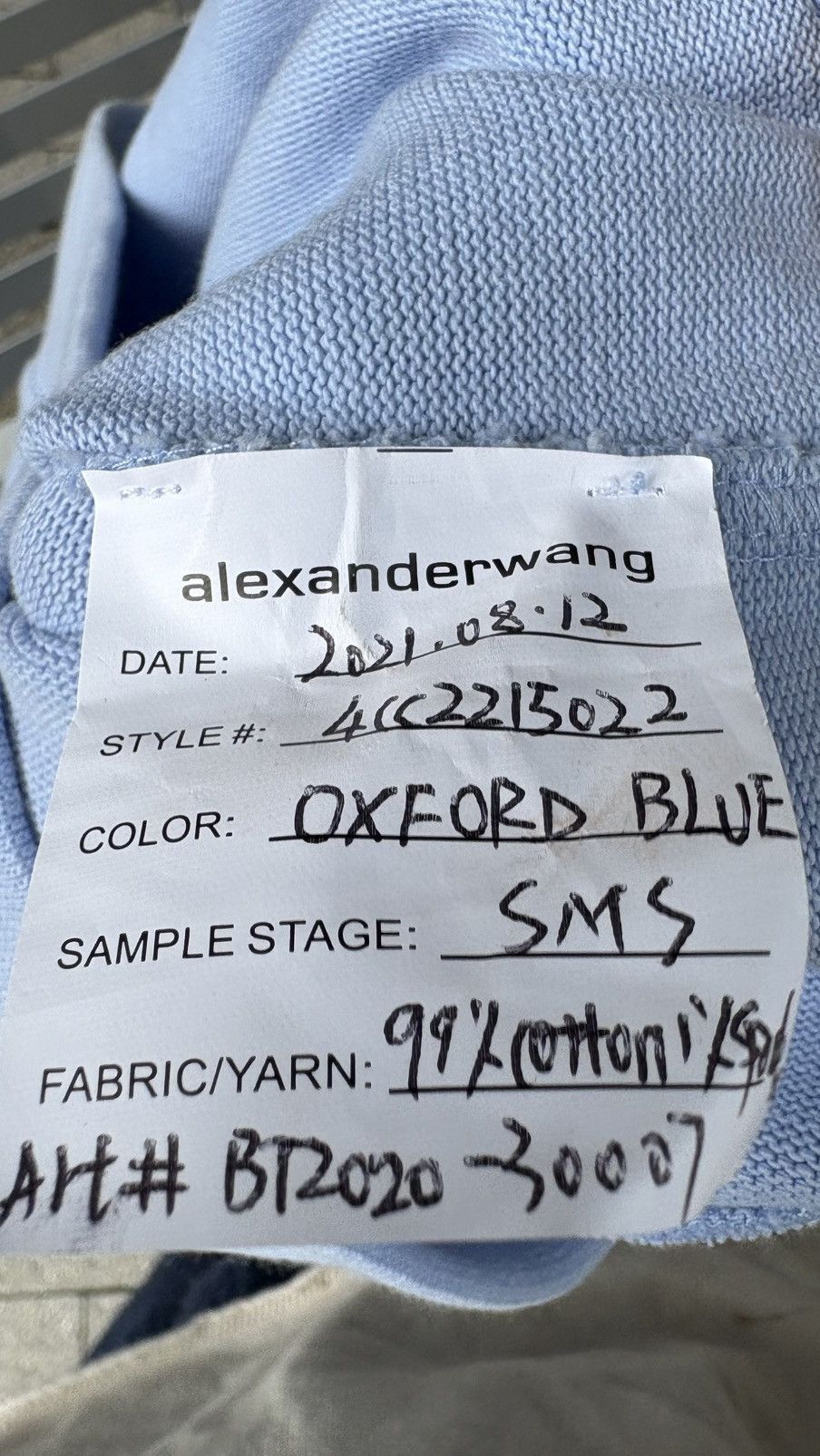 Alexander Wang Alexander Wang Blue Skirt Size 27" / US 4 / IT 40 - 3 Thumbnail