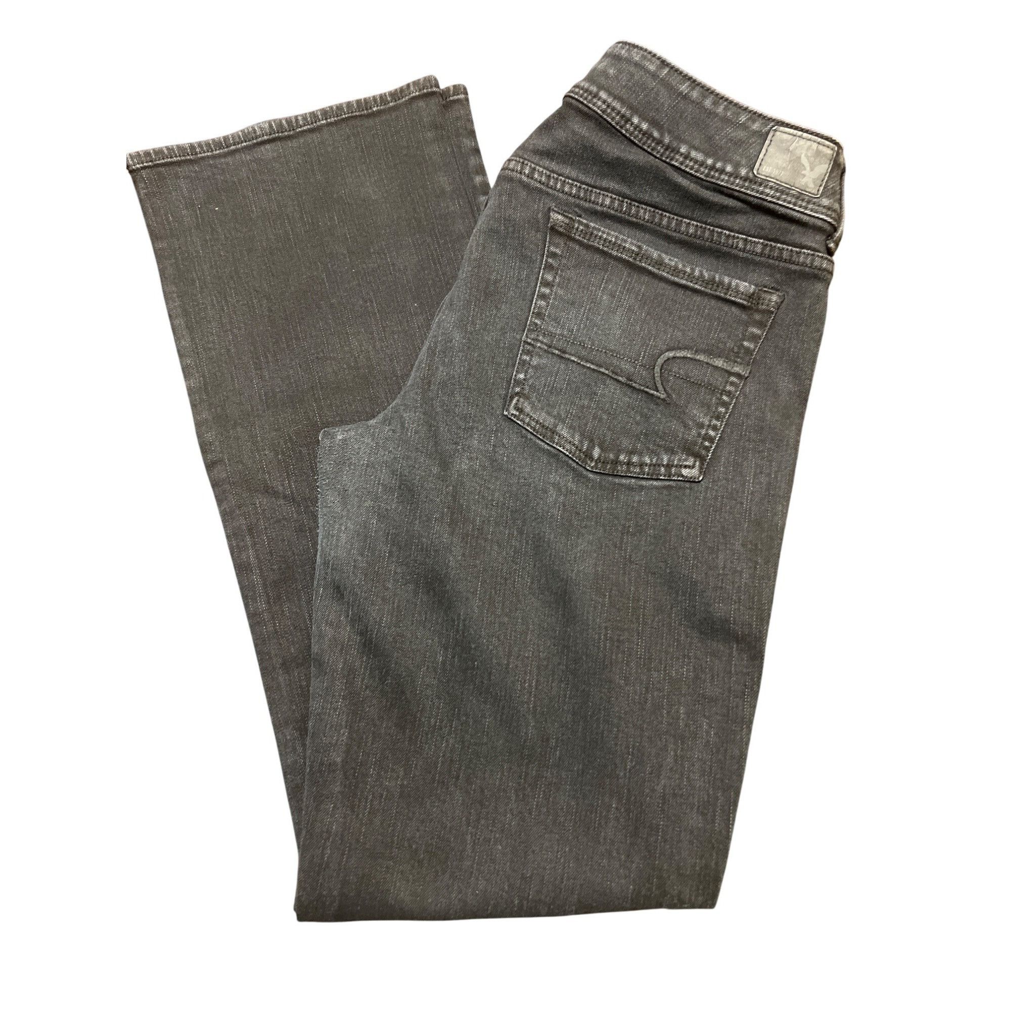 American Eagle Outfitters American Eagle Outfitters Kick Boot Stretch Jeans Black Deni Size 38" / US 16 / IT 52 - 3 Thumbnail