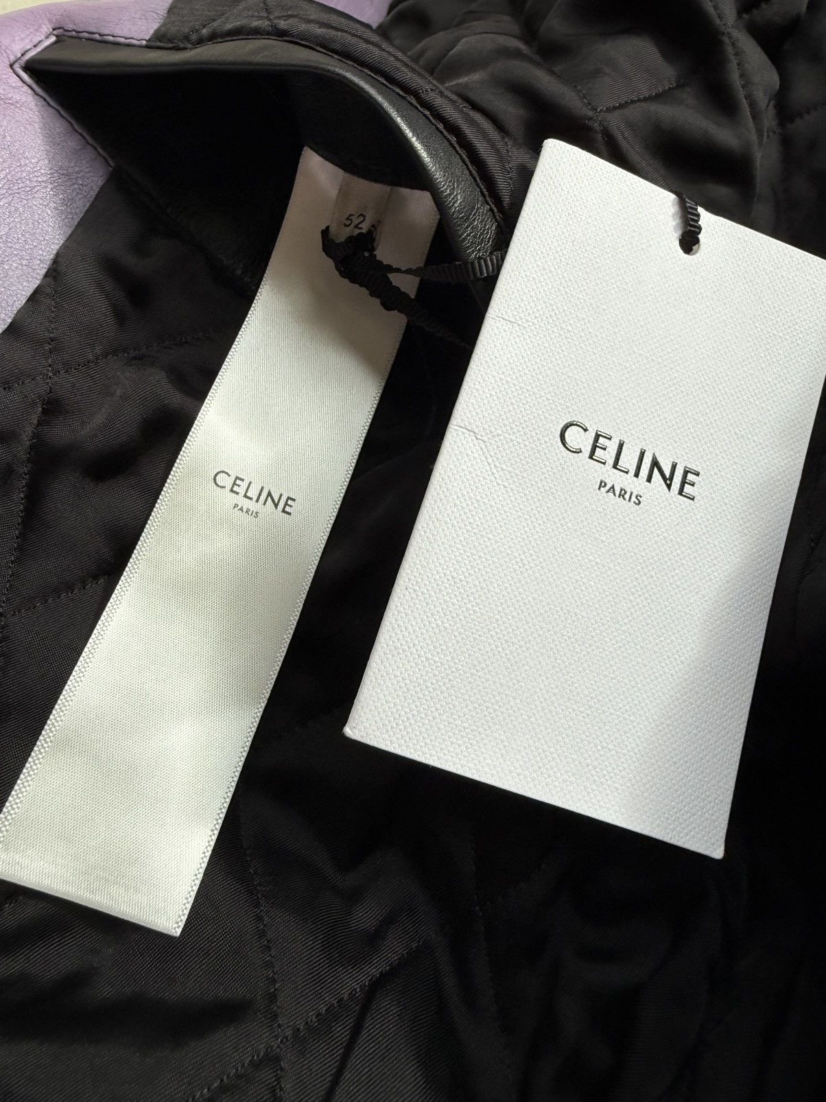 Celine $6.4k FW21 Celine multicolour leather biker jacket couture Size US L / EU 52-54 / 3 - 23 Thumbnail