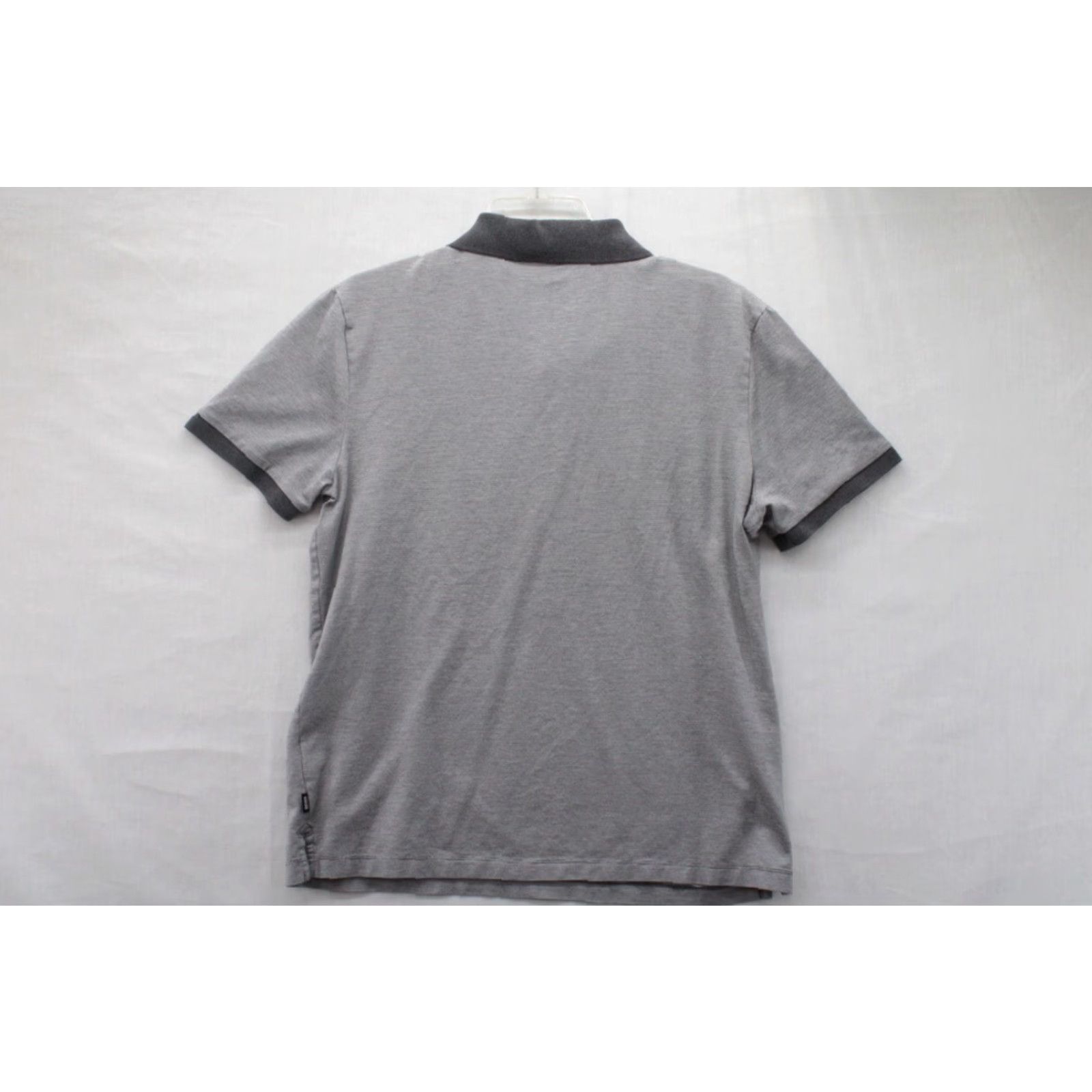 Hugo Boss HUGO BOSS Polo Shirt Men's XL Gray Slim fit Mercerised Short Sleeve Preppy Size US XL / EU 56 / 4 - 4 Thumbnail