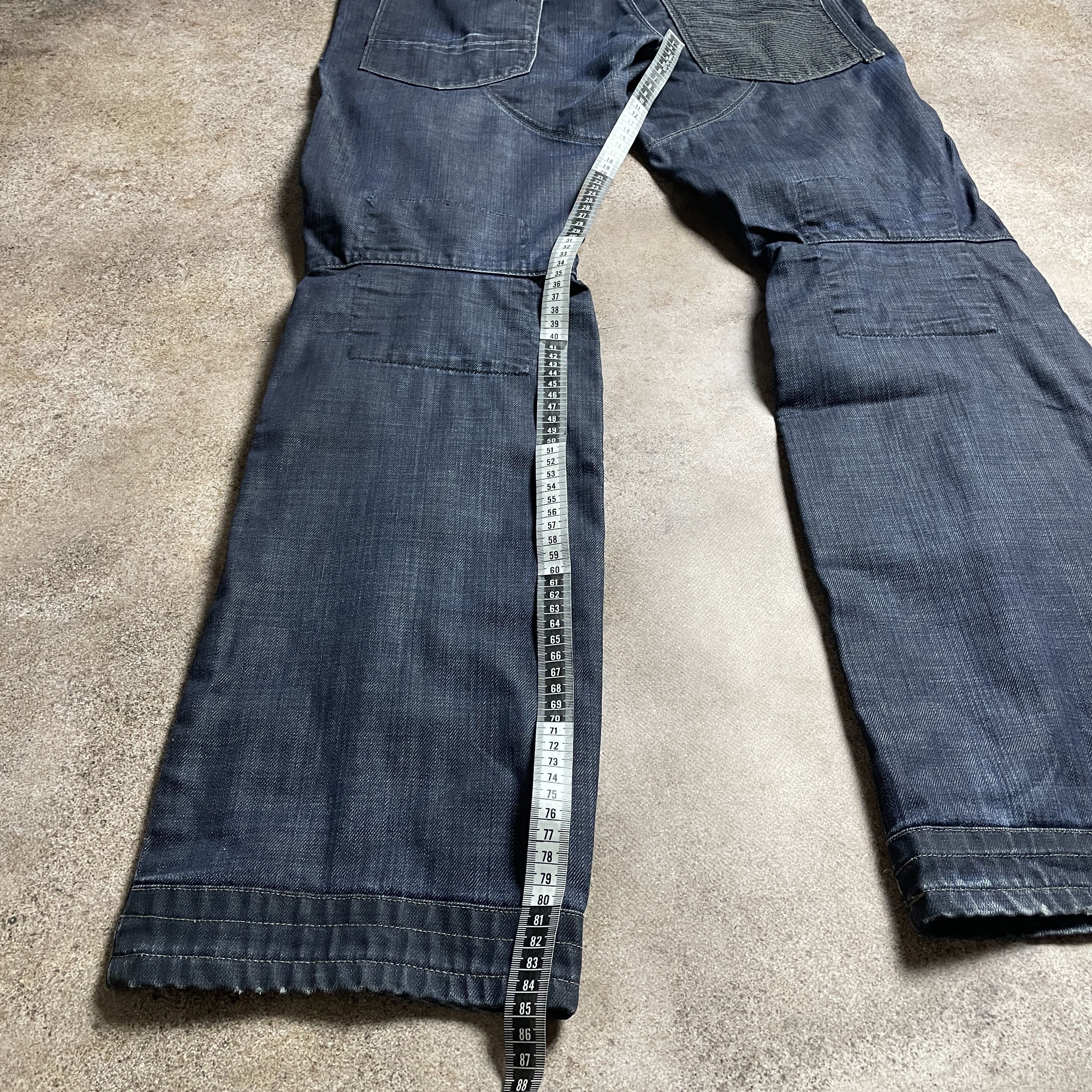 G-Star × Marc Newson ⭐ G-Star Raw Elwood 3301 Flared Denim Navy Jeans Pants Size US 34 / EU 50 - 7 Thumbnail
