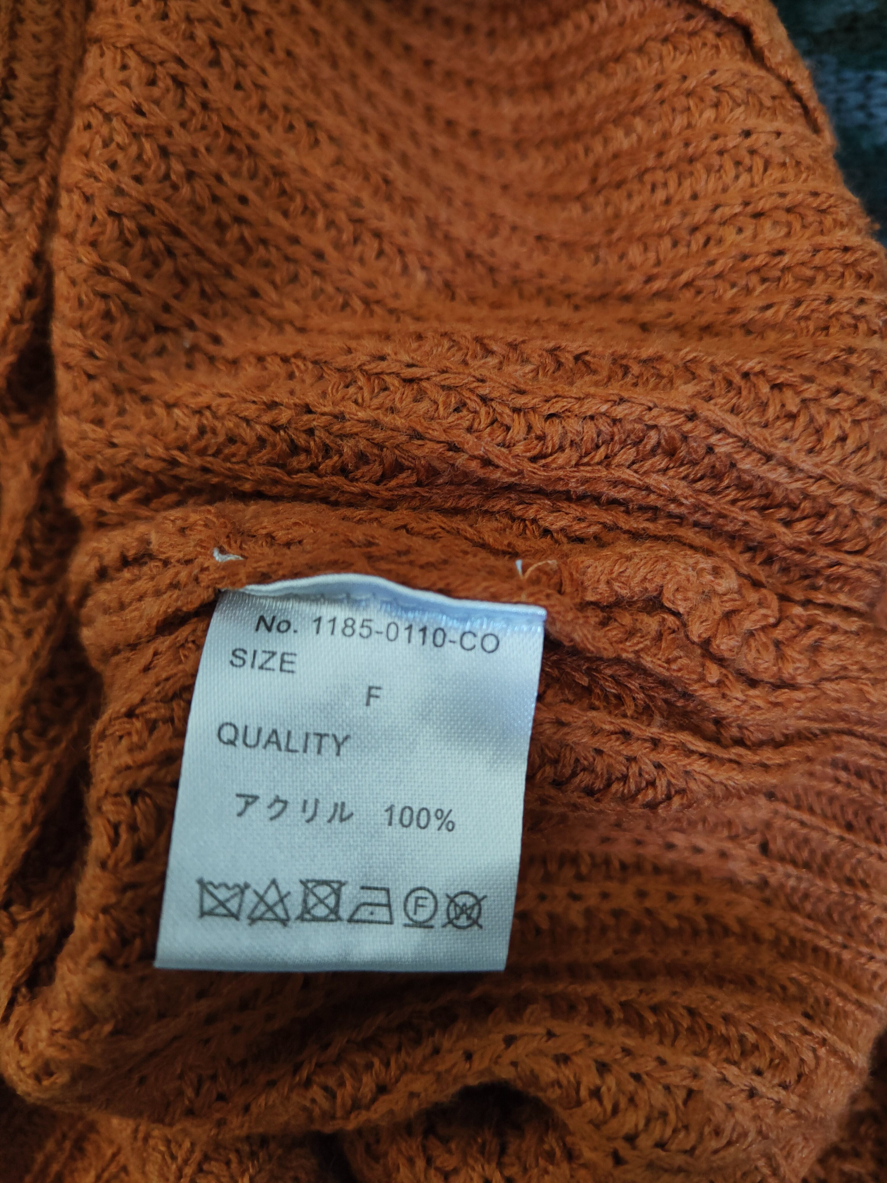 Japanese Brand Gorge Brown Knitwear Sweatshirts #W350 Size US L / EU 52-54 / 3 - 10 Thumbnail