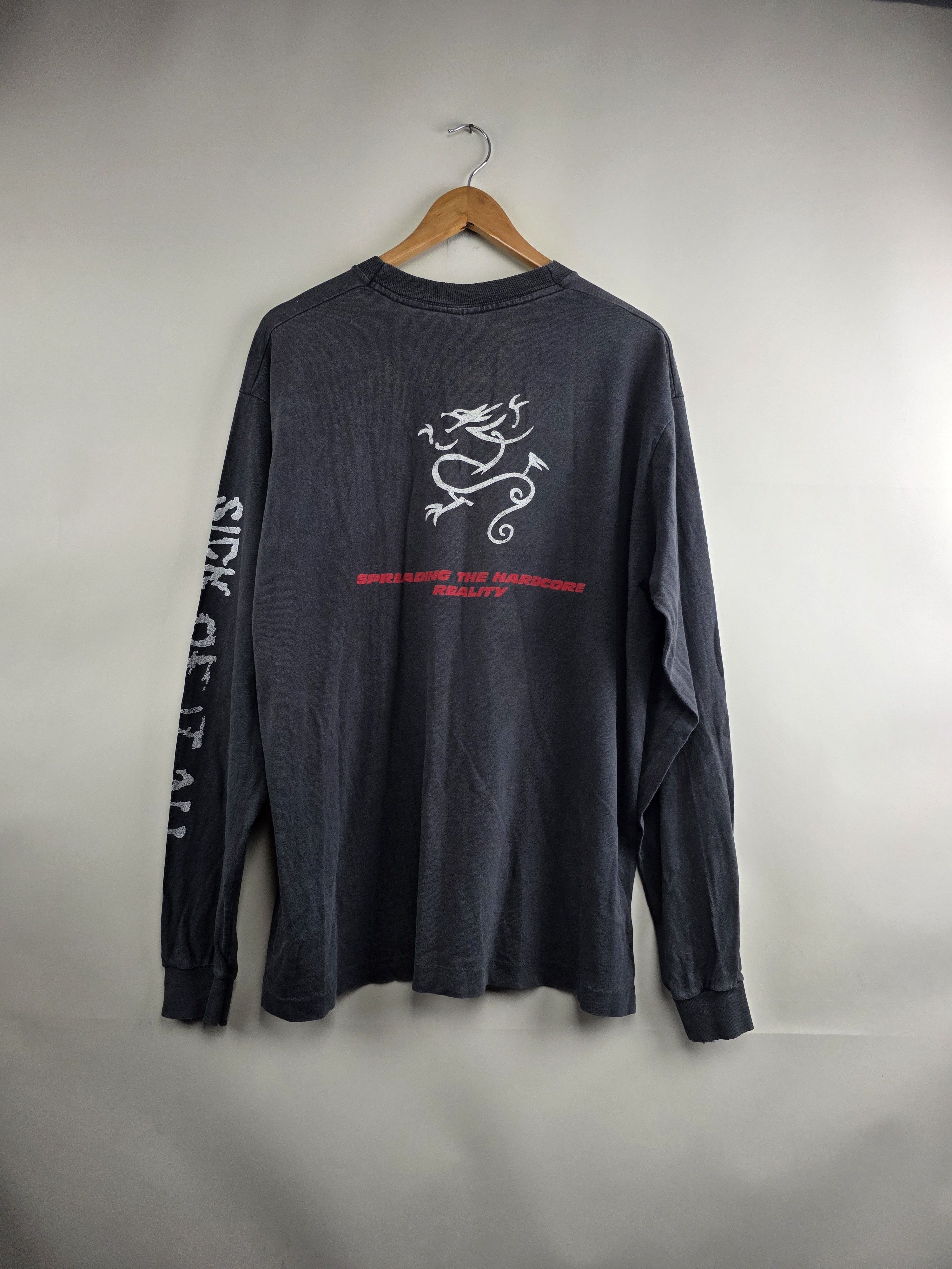 Band Tees × Vintage 90s Sick of it all Alone we stand Long-sleeve XL 23" 30" Size US XL / EU 56 / 4 - 6 Thumbnail
