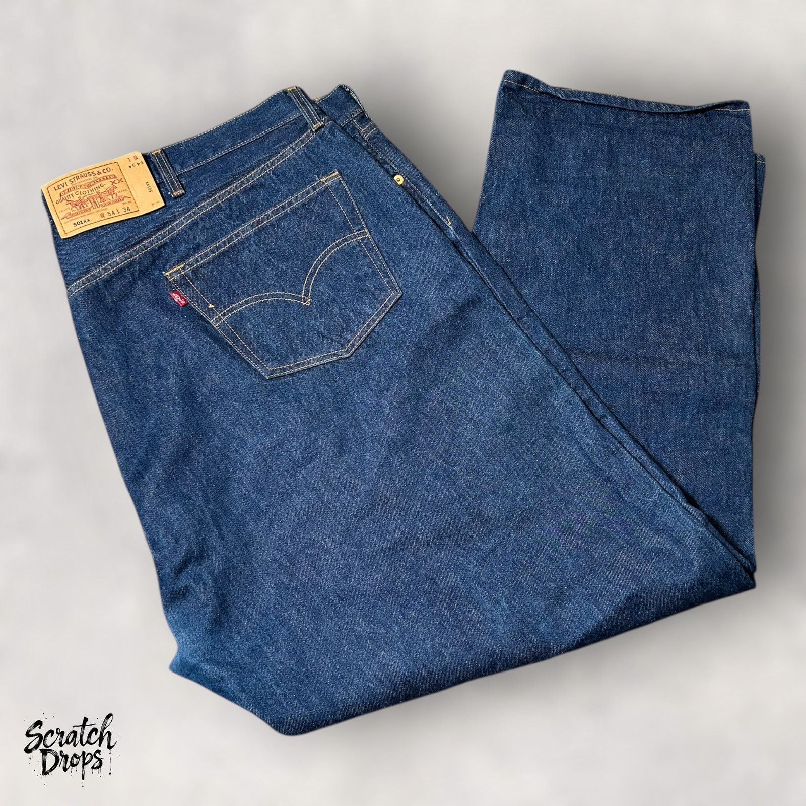 Levi's Vintage Levi’s 501xx Shrink-to-Fit Jeans USA W54 L34 501 Men Size US 38 / EU 54 - 6 Thumbnail