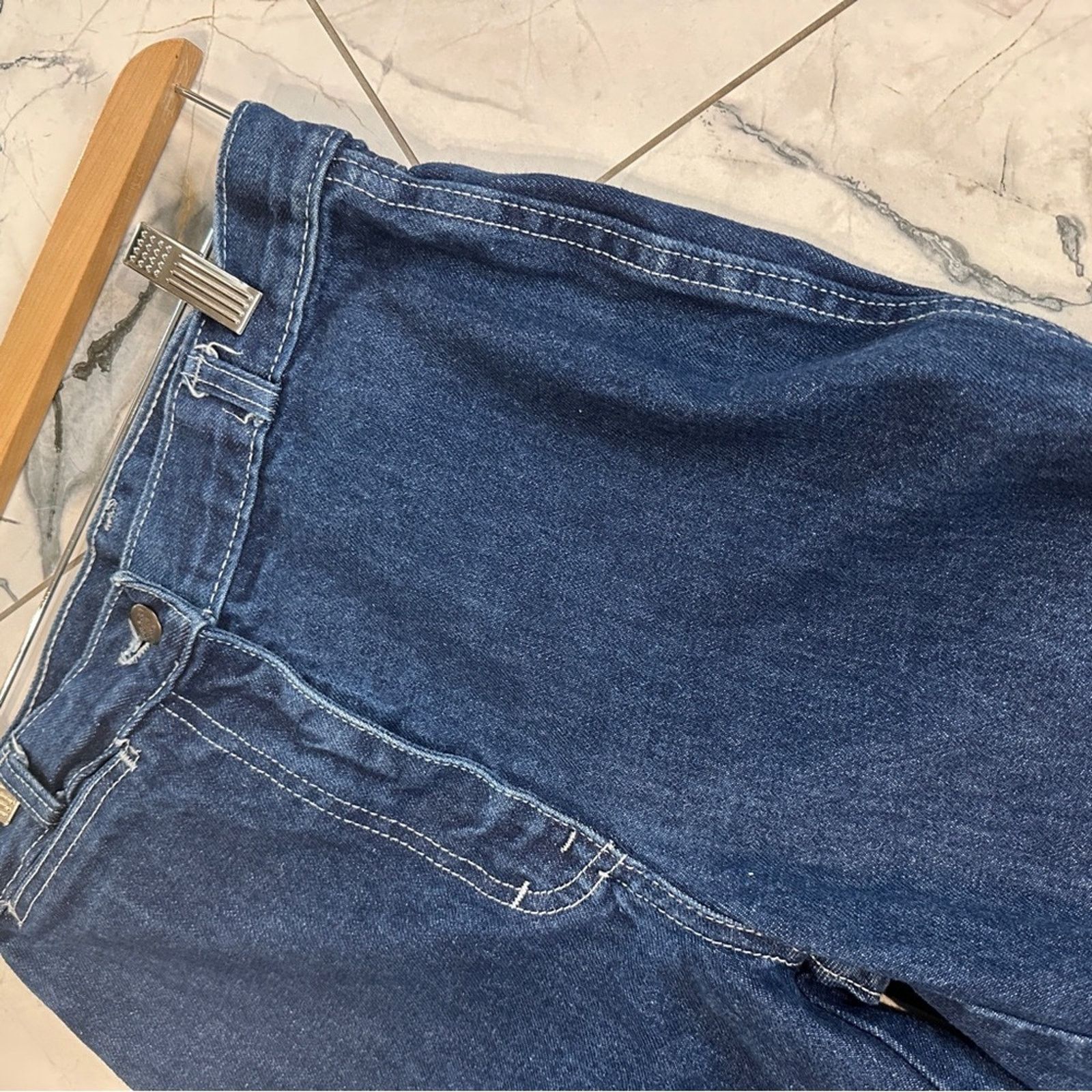 Vintage Vintage Foxmoor Jeans High Rise Straight Leg Dark Wash Size 26" / US 2 / IT 38 - 3 Thumbnail