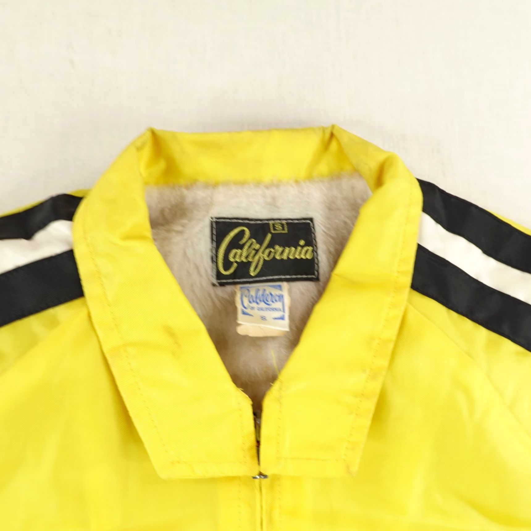 Vintage VINTAGE California Jacket Mens Small Yellow Pan Pacific Petroleum Striped 70s 80s Size US S / EU 44-46 / 1 - 2 Thumbnail