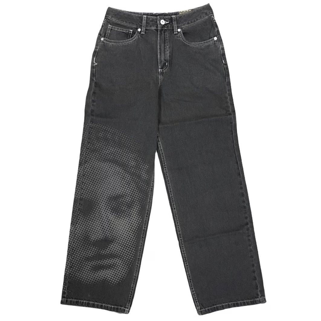 Vans VANS Pants Womens 26 Black Sirelle Graphic Puddle Washed Size Size 26" / US 2 / IT 38 - 2 Thumbnail