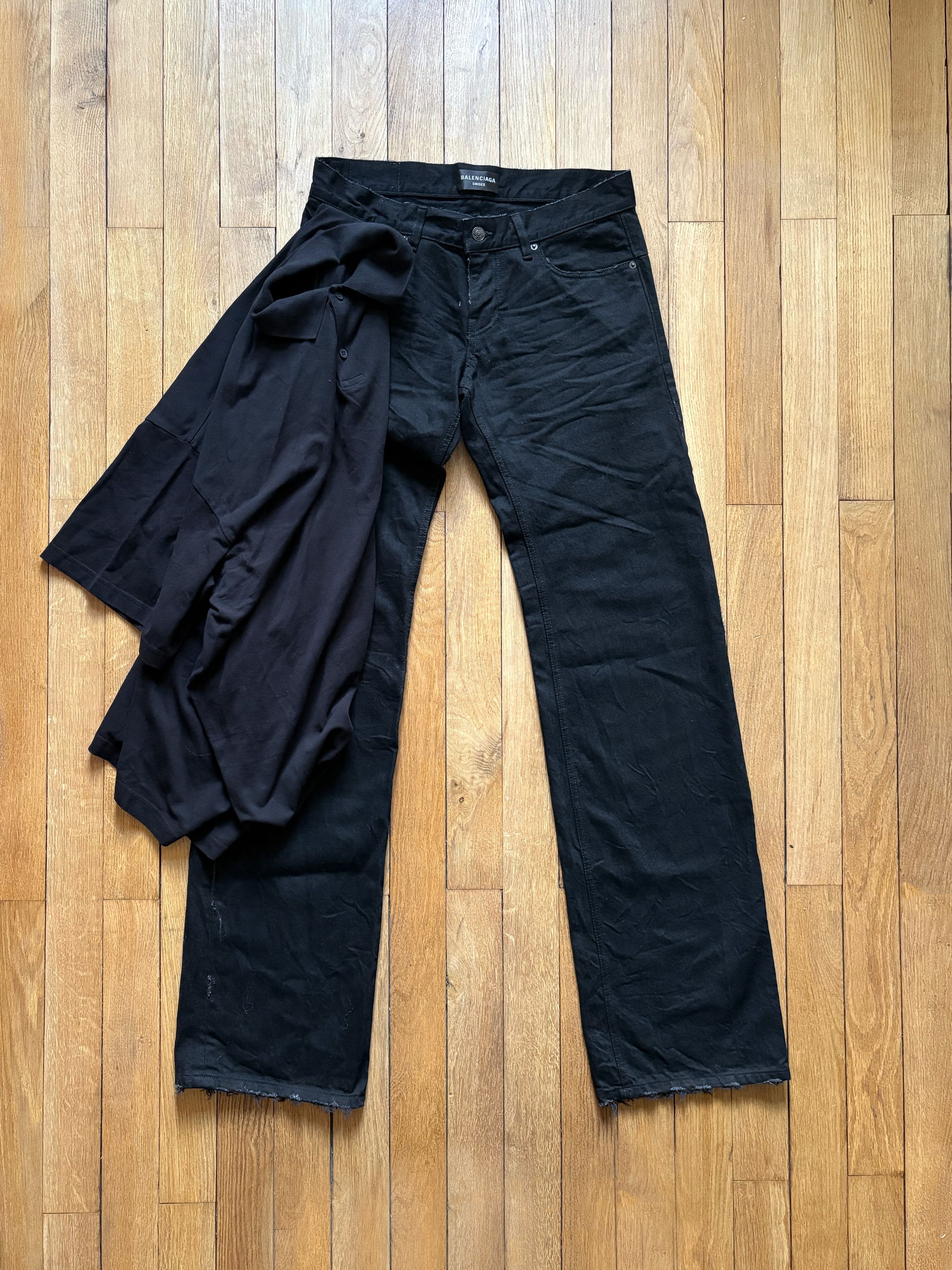 Balenciaga Balenciaga SS25 Layered Low Waisted jeans with attached polo Size US 32 / EU 48 - 5 Thumbnail