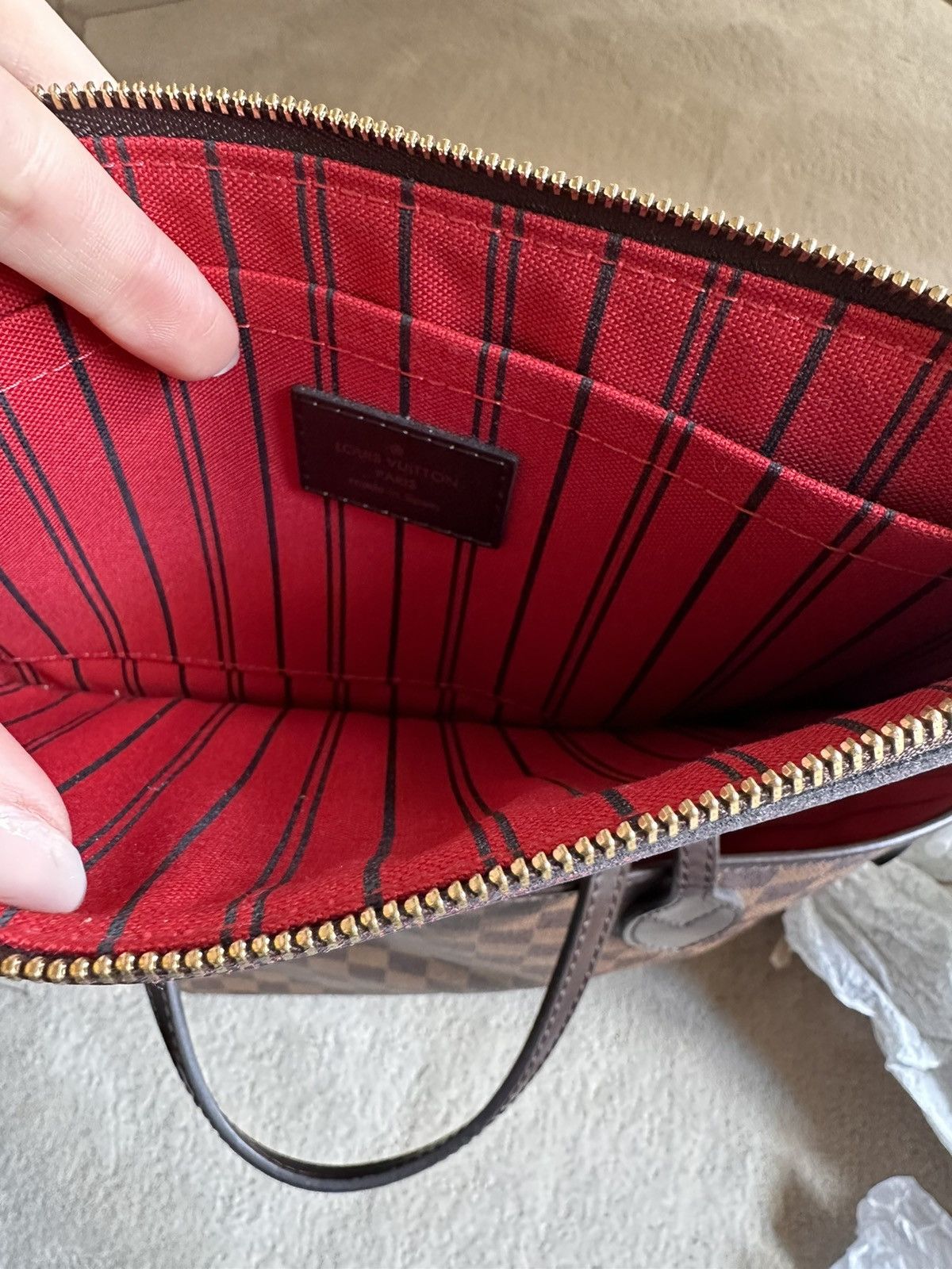 Louis Vuitton Louis Vuitton Damier Ebene Neverfull Size ONE SIZE - 5 Thumbnail