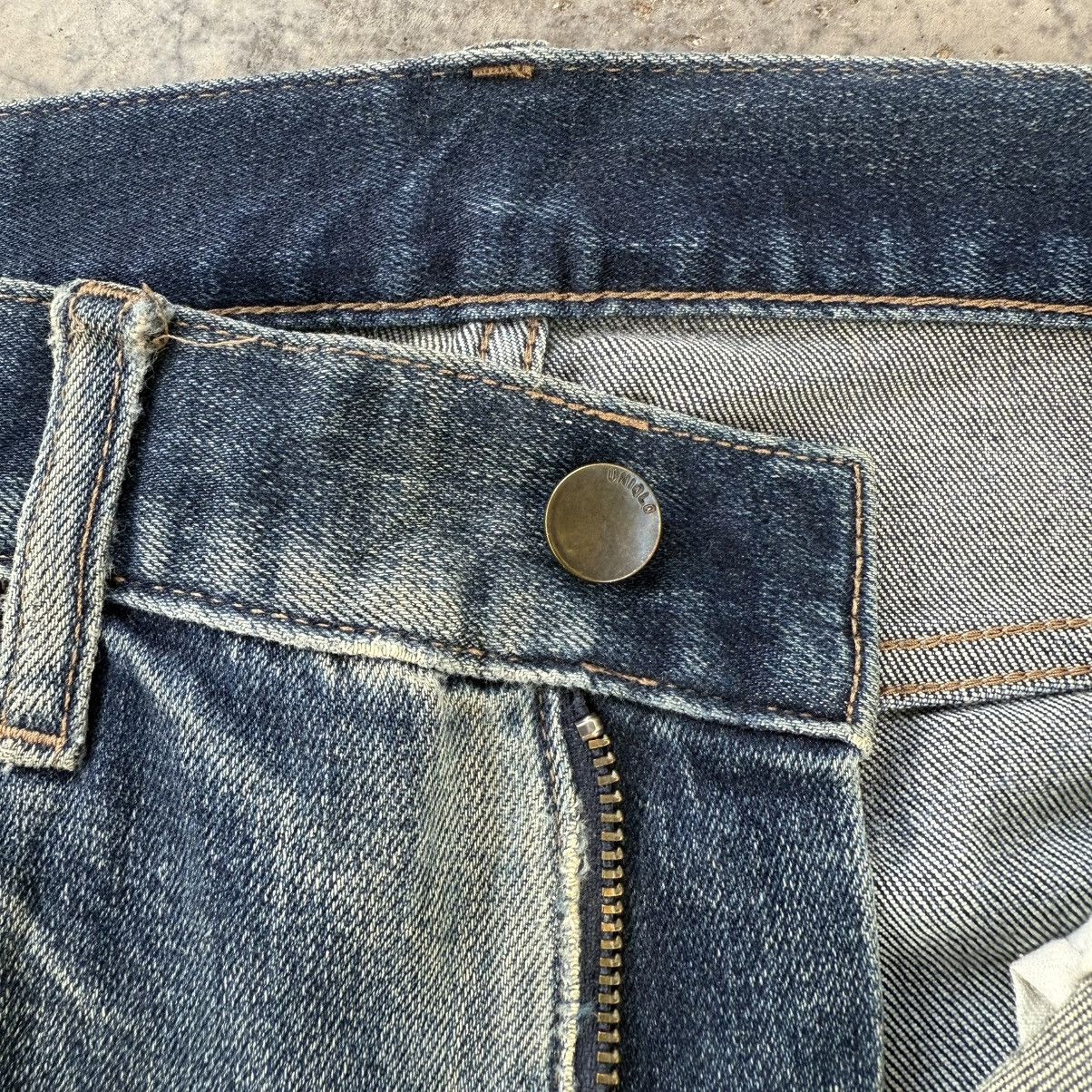 Japanese Brand Vintage Japanese skinny faded Jean denim pants Size US 30 / EU 46 - 8 Thumbnail