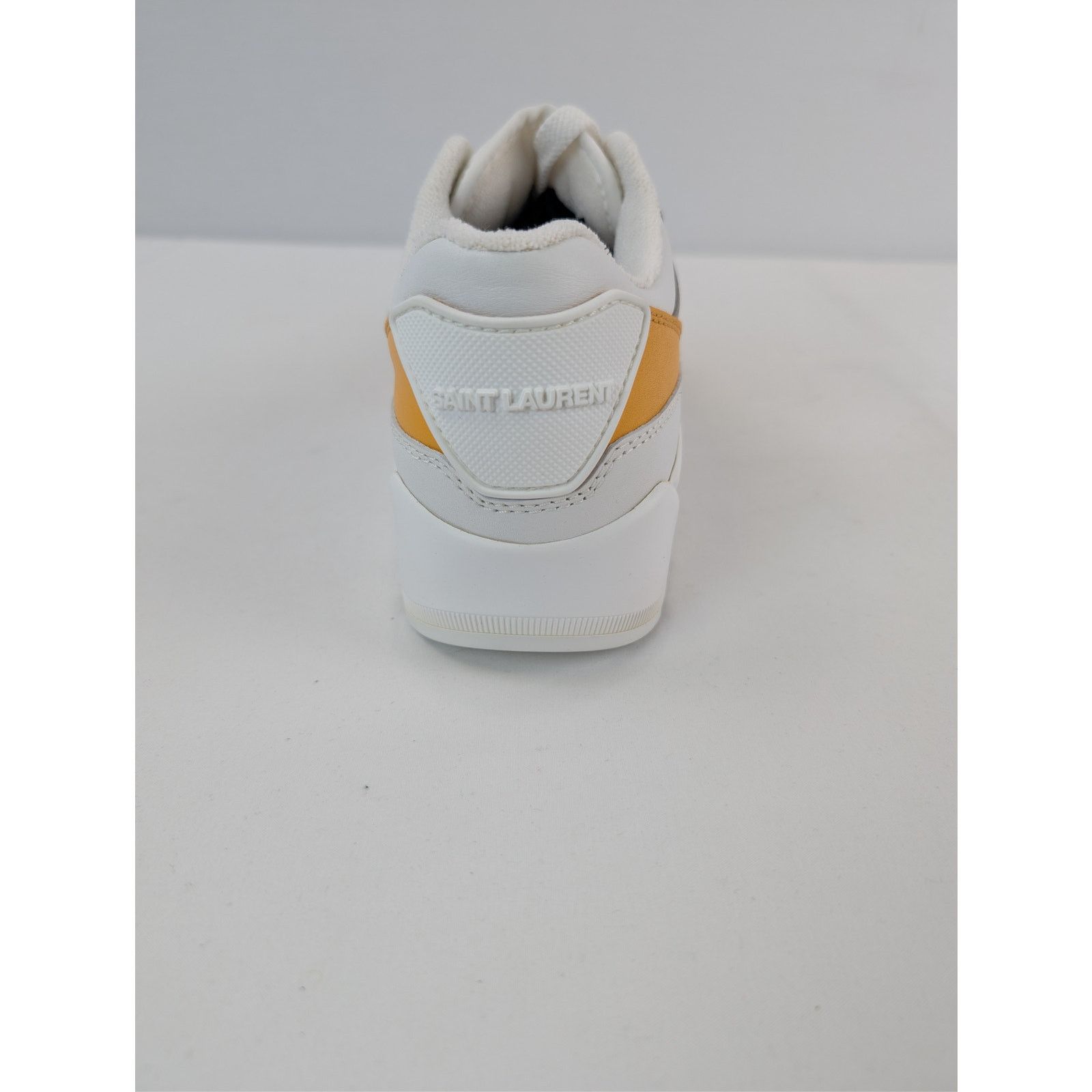 Saint Laurent Paris o1rshd1 Bump Low Top Sneaker in Yuka Yellow / Blanc Optique Size US 8 / EU 41 - 16 Thumbnail