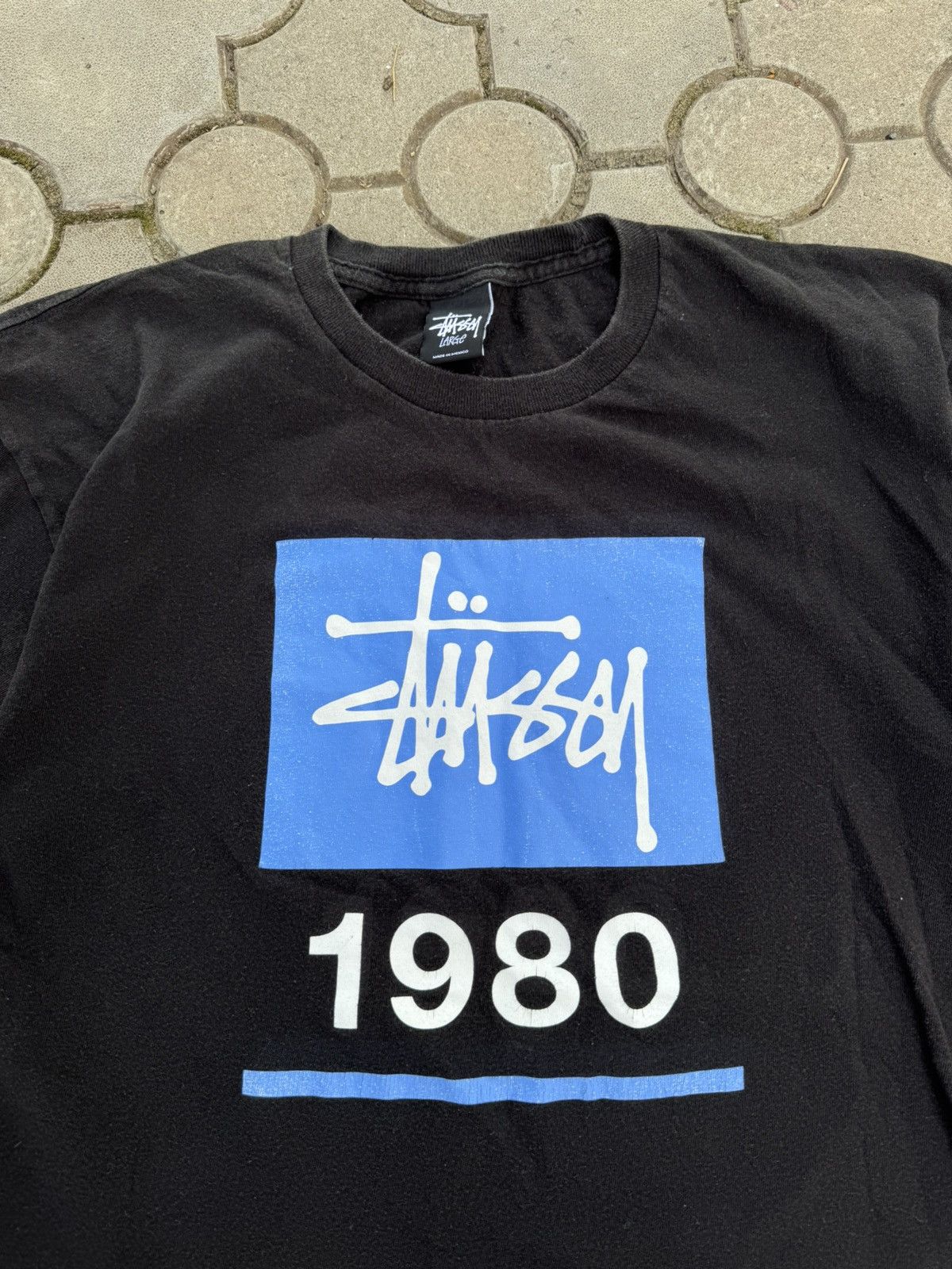 Stussy Vintage 90s Stussy Big Logo Tee Shirt Size US XXL / EU 58 / 5 - 2 Thumbnail