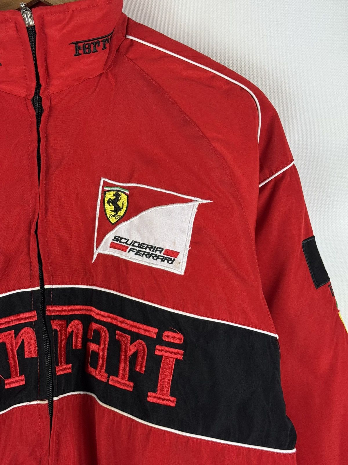 Ferrari Ferrari F1 Scuderia Overprinted Racing Bomber Jacket Size US S / EU 44-46 / 1 - 7 Thumbnail
