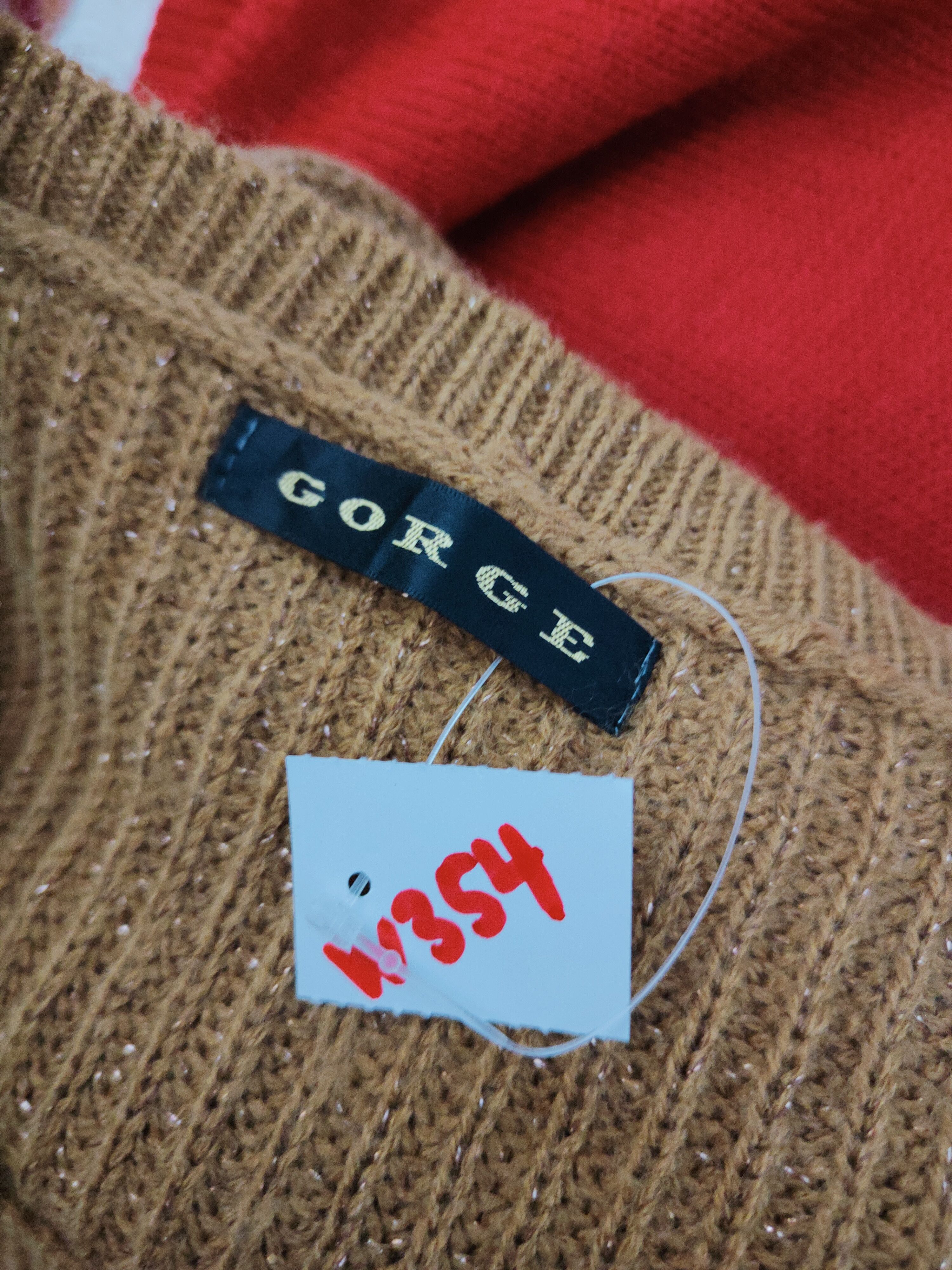 Vintage Gorge Brown Knitwear Sweatshirts #W354 Size M / US 6-8 / IT 42-44 - 13 Thumbnail
