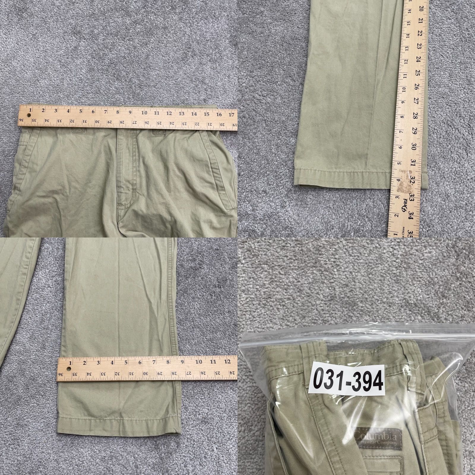 Vintage Columbia Silver Ridge Pants Mens 32x34 Brown Cotton Carpenter Straight Utility Outdoor Travel Workwear Casual Size US 32 / EU 48 - 9 Thumbnail