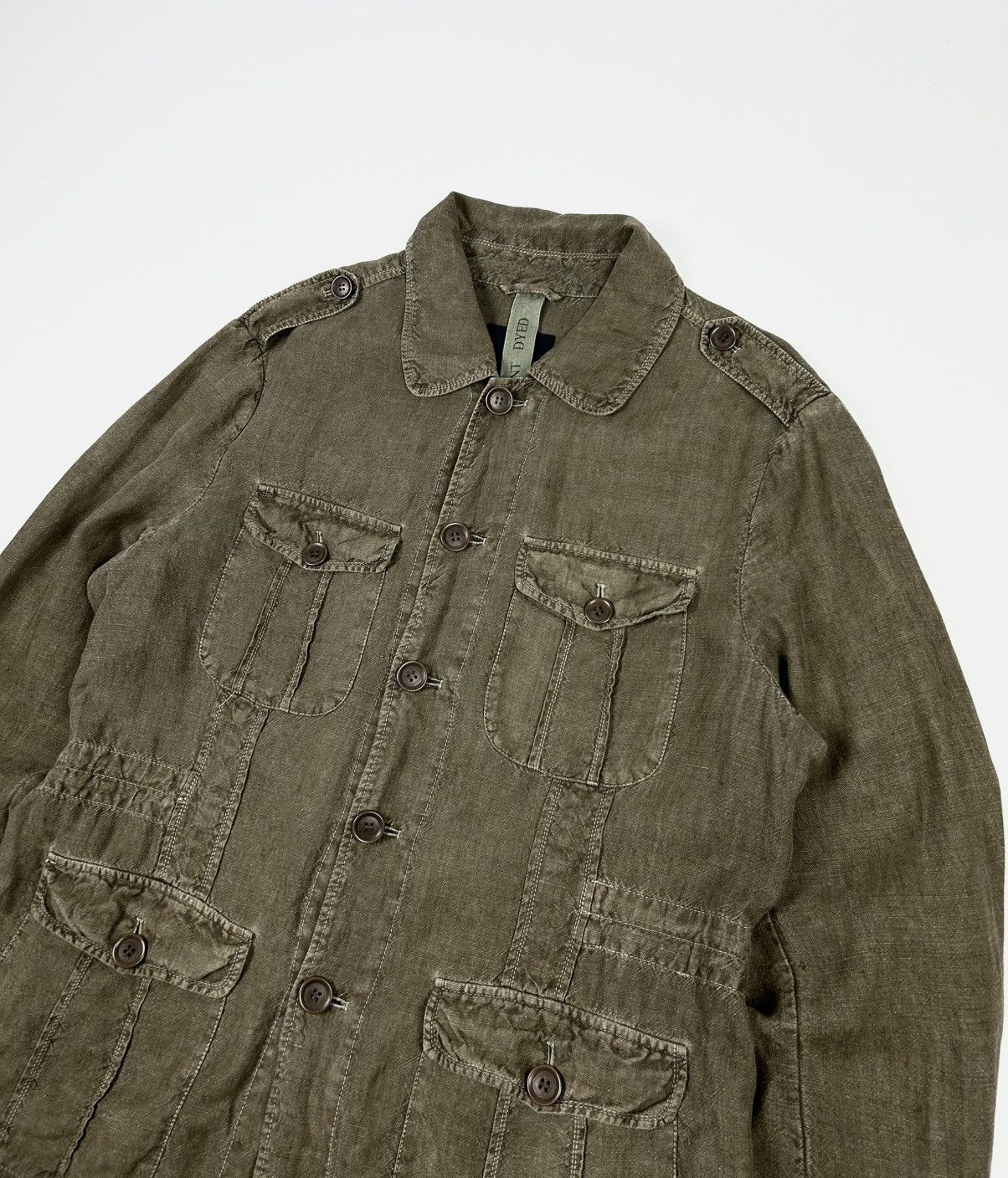 Alpha Industries × Diesel Military Milestone Linen Shirt Overshirt Jacket Size US L / EU 52-54 / 3 - 5 Thumbnail