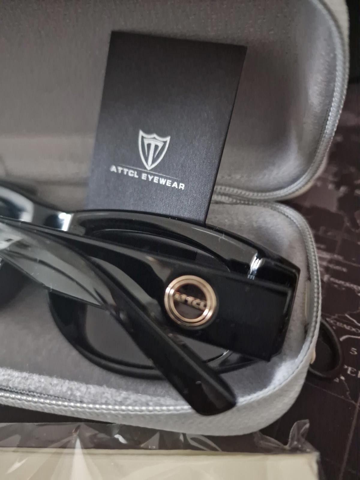 Diesel Black Gold Sunglasses ATTCL Eyewear Polarized UV 400 Clear Lens Boxed Size ONE SIZE - 4 Thumbnail
