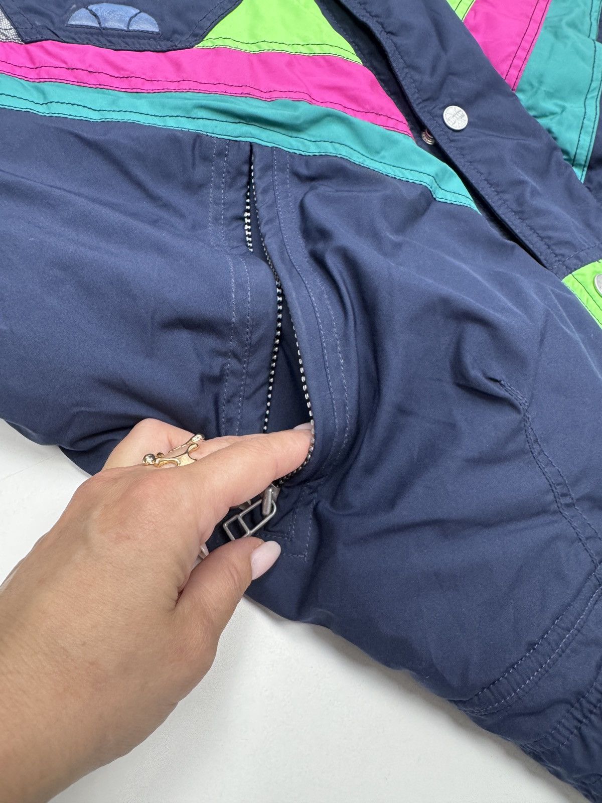 Ellesse Vintage Ellesse Ski Jacket Damen Size L / US 10 / IT 46 - 5 Thumbnail