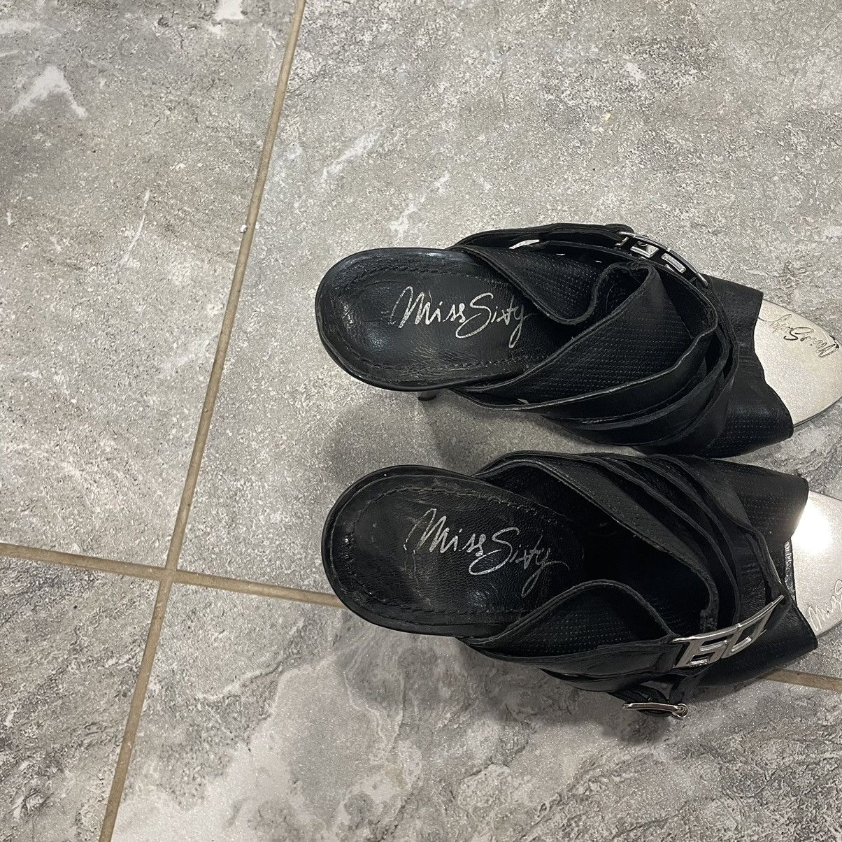 If Six Was Nine × Miss Sixty MISS SIXTY chrome Y2K 90s heels boots slip shoes sneakers Size US 6 / IT 36 - 2 Thumbnail