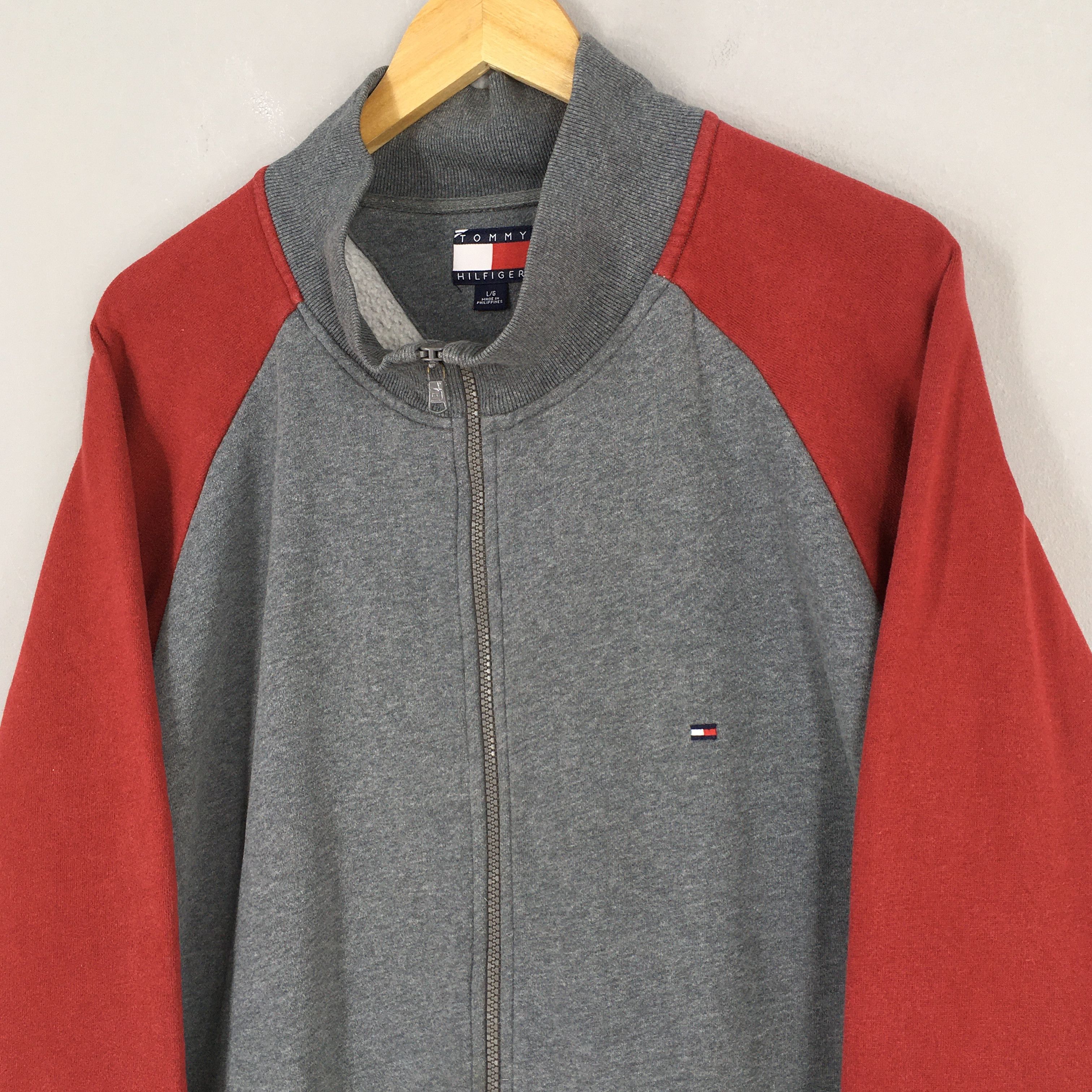 Tommy Hilfiger Vintage Tommy Hilfiger Zipper Sweater Large Size US L / EU 52-54 / 3 - 3 Thumbnail