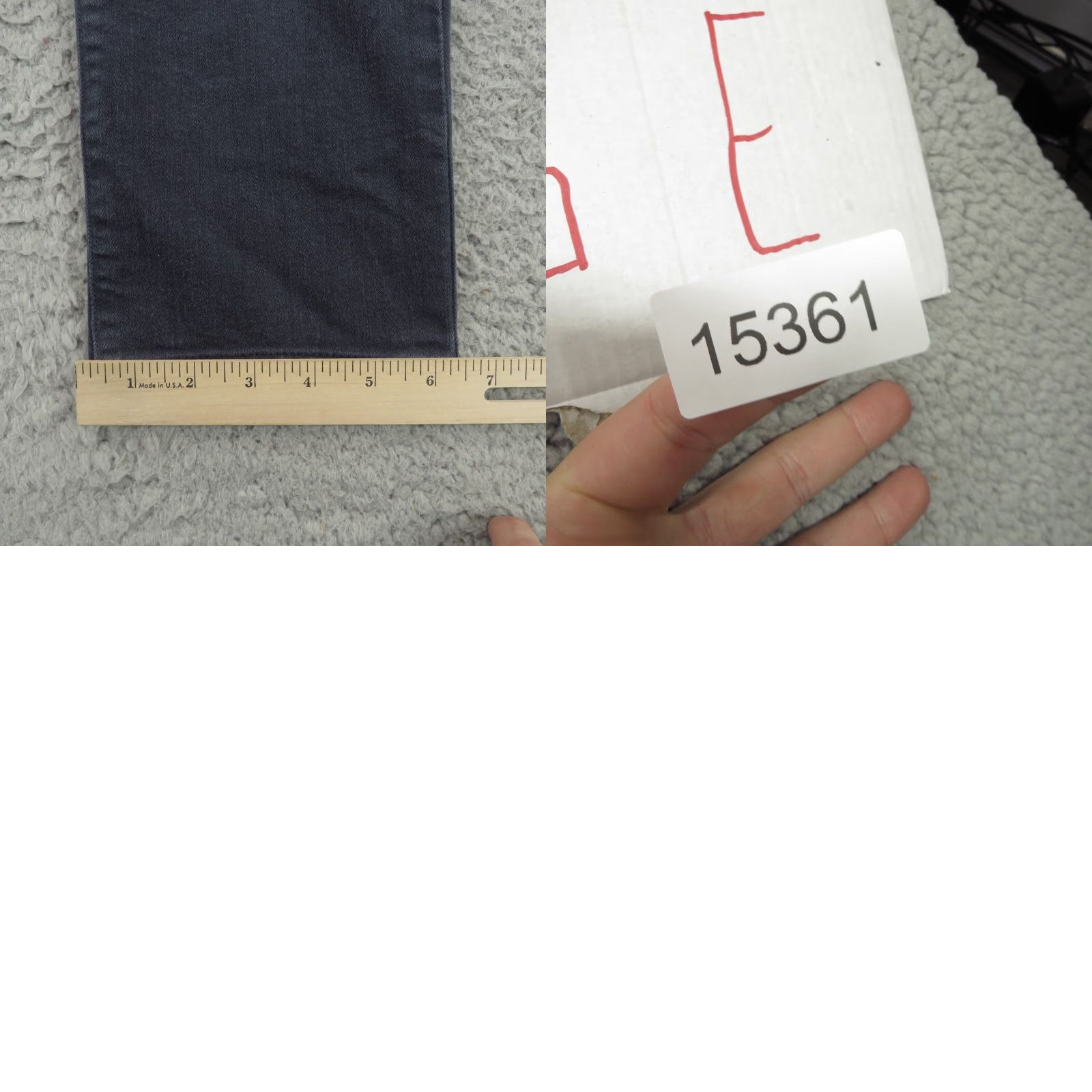 Raleigh Denim Raleigh Denim Workshop Jeans Mens 29 (30x32) Martin Slim Tapered Raw Made in USA Size US 29 - 10 Thumbnail