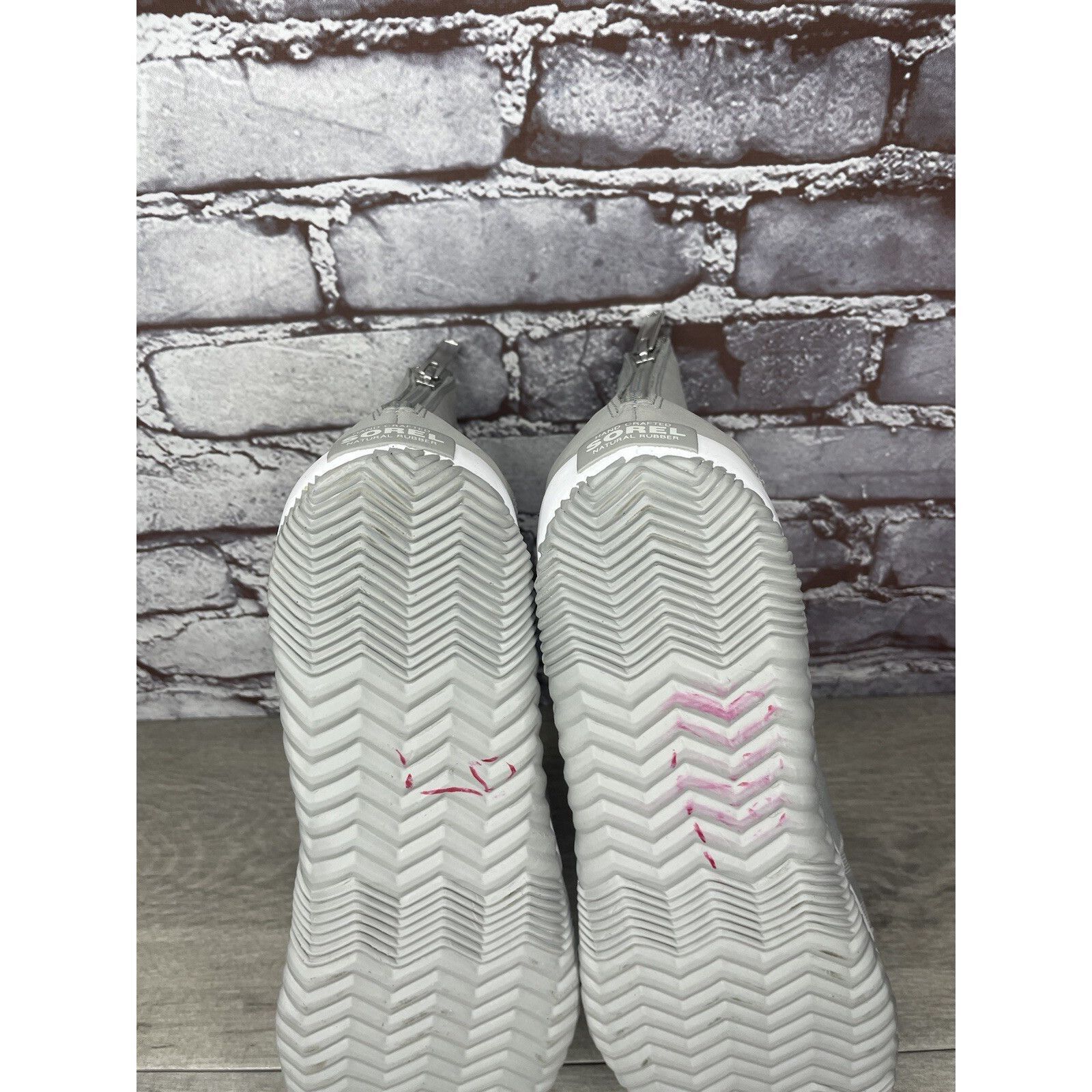 SOREL Sorel Out ‘N About Plus Light Grey Textile Spandex Strap San Size US 12 / IT 42 - 24 Thumbnail