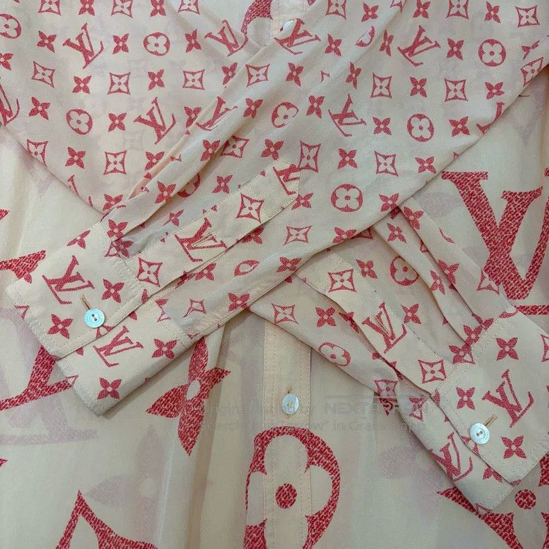 Louis Vuitton Louis Vuitton Mulberry Silk Full Print Shirt Size XXS / US 00 / IT 34 - 6 Thumbnail