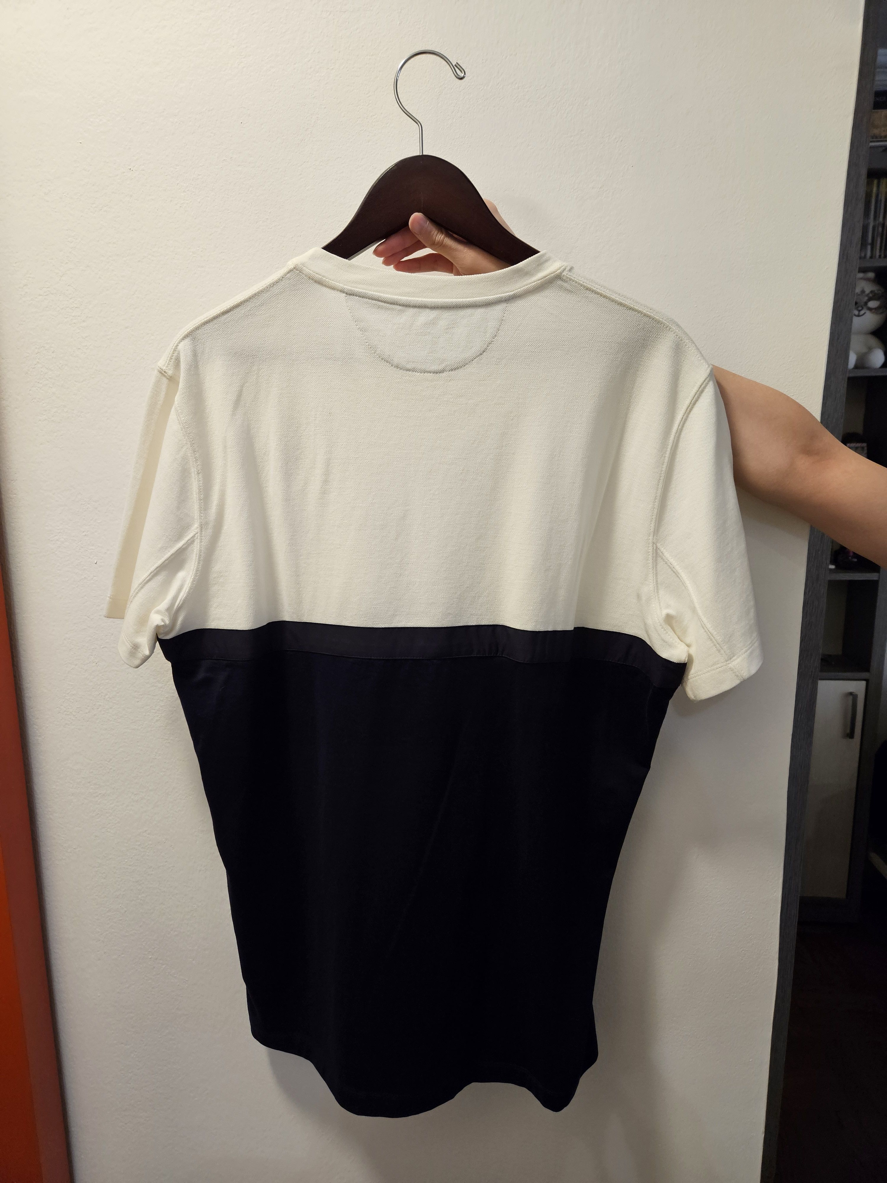 Brunello Cucinelli Slim fit two-tone T-shirt Size US XL / EU 56 / 4 - 2 Thumbnail