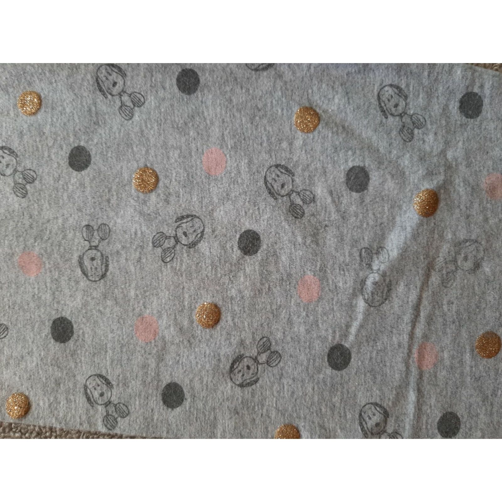 Peanuts Snoopy Peanuts Sleep Pants PJ Girls XL Gray Sparkle Lounge Pants 14-16 Regular Size 40" / US 18 - 2 Thumbnail