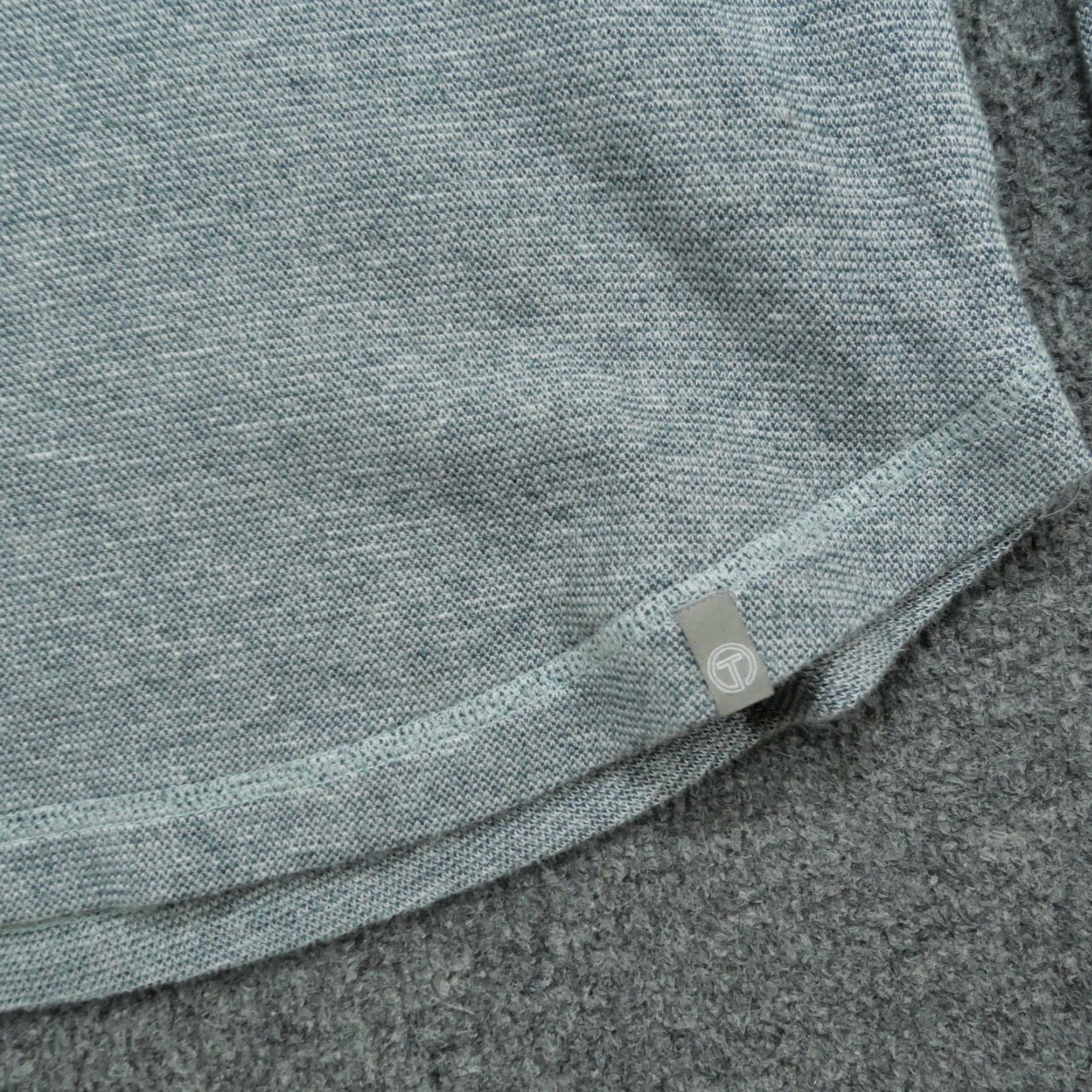 Talbots VINTAGE Talbots Sweater Womens Medium Gray Blue Sweatshirt Casual Mock Neck Size M / US 6-8 / IT 42-44 - 2 Thumbnail
