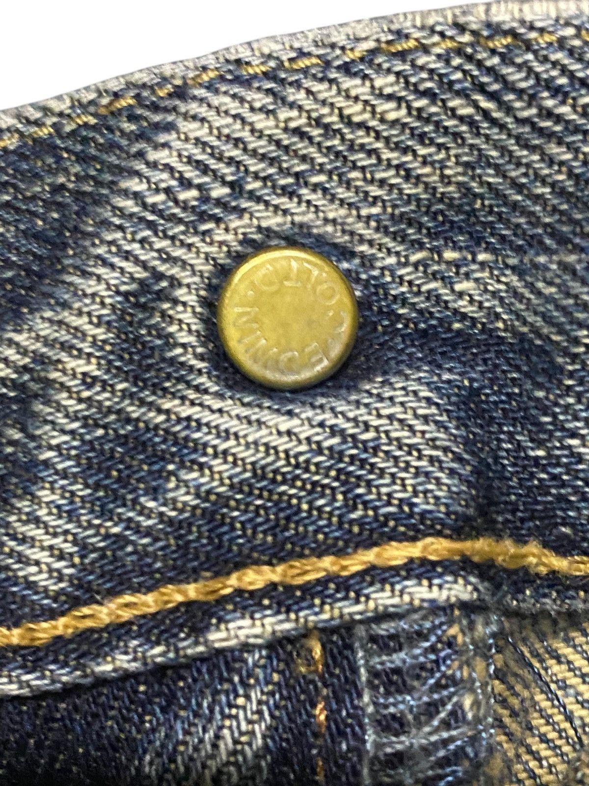 Edwin Vintage Japanese Brand Edwin 404 Faded Dustressed Loose Size US 35 - 8 Thumbnail