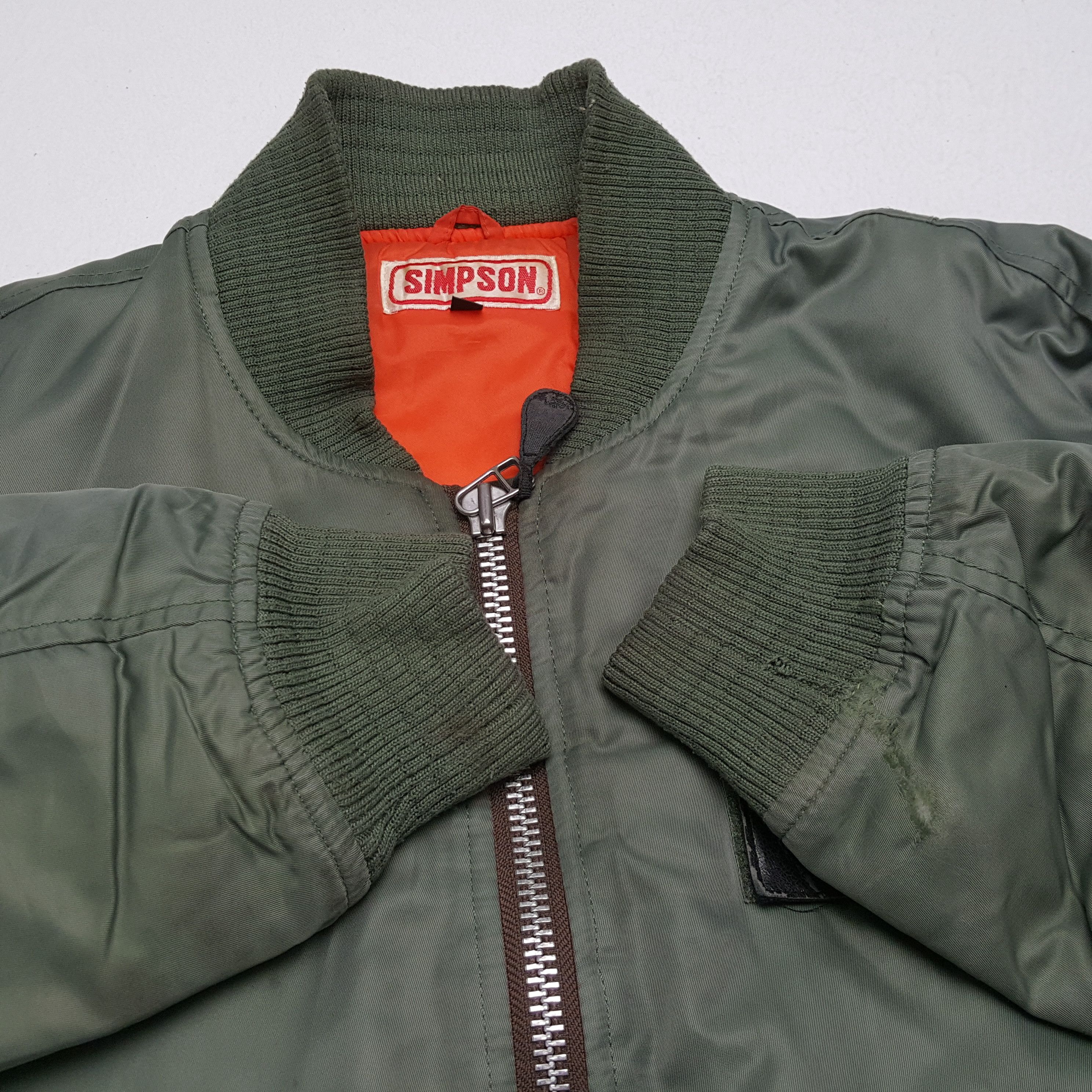 The Simpsons × Vintage SIMPSON NORTH CAROLINA Racing Motorsports Style Jacket Size US L / EU 52-54 / 3 - 12 Thumbnail