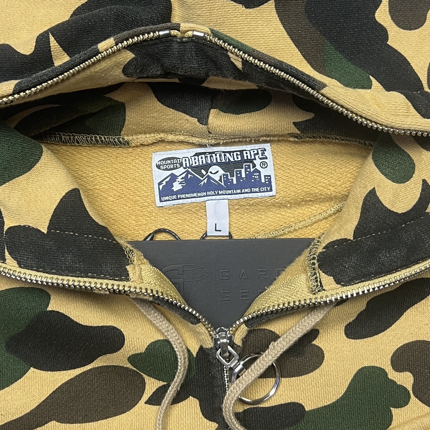 Bape A Bathing Ape Camo Full Zip Hoodie Size US L / EU 52-54 / 3 - 6 Thumbnail