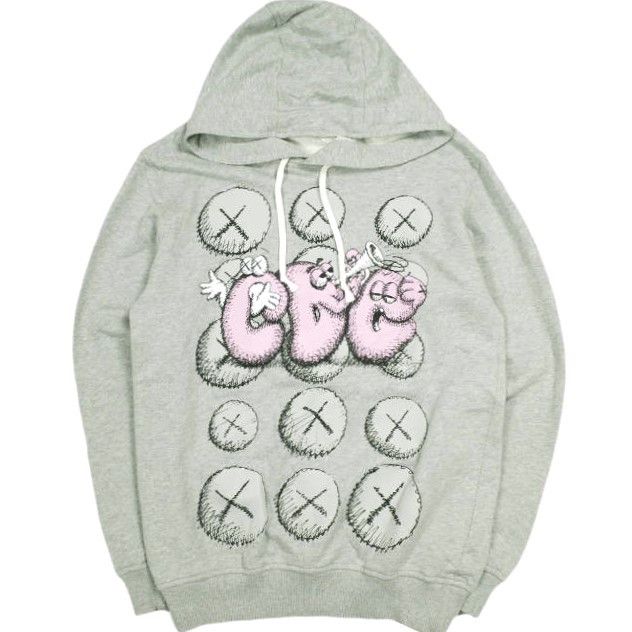Other Other COMME des GARCONS SHIRT KAWS PRINTED HOODIE Cotton Hoodie Cotton Sweatshirts & Hoodies FH-T001 DUTY FREE for USA Size ONE SIZE - 1 Thumbnail