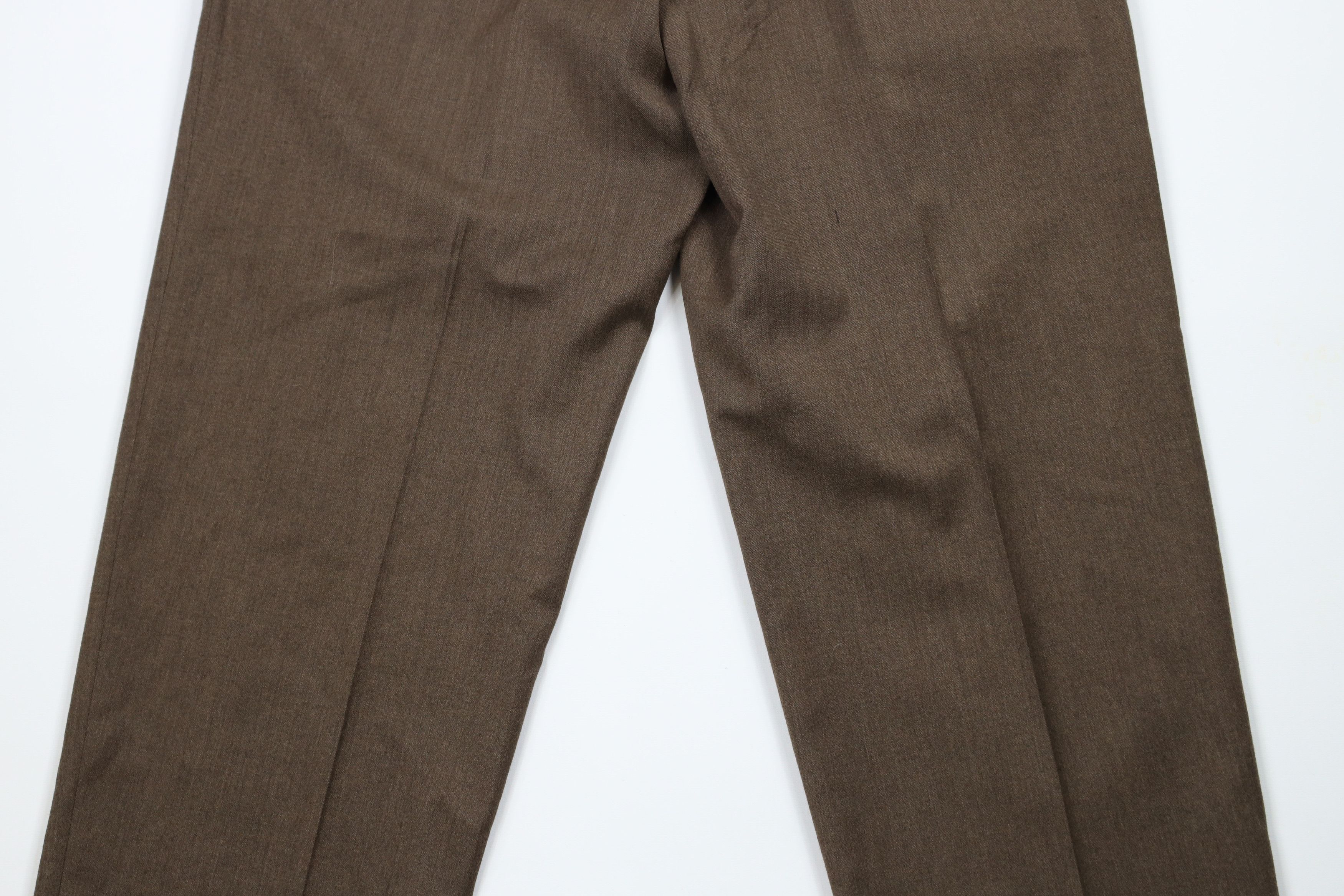 Vintage Vintage 90s Streetwear Cuffed Wide Leg Chino Pants Brown Size US 32 / EU 48 - 12 Thumbnail