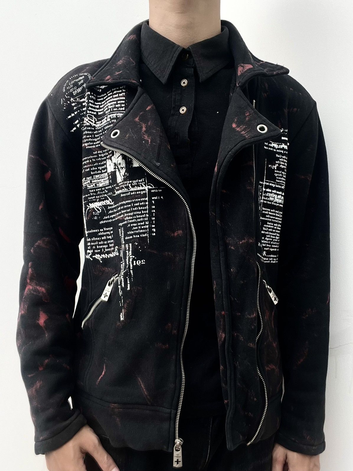 If Six Was Nine Berning Sho Avant-garde Biker Jacket Size US L / EU 52-54 / 3 - 1 Thumbnail