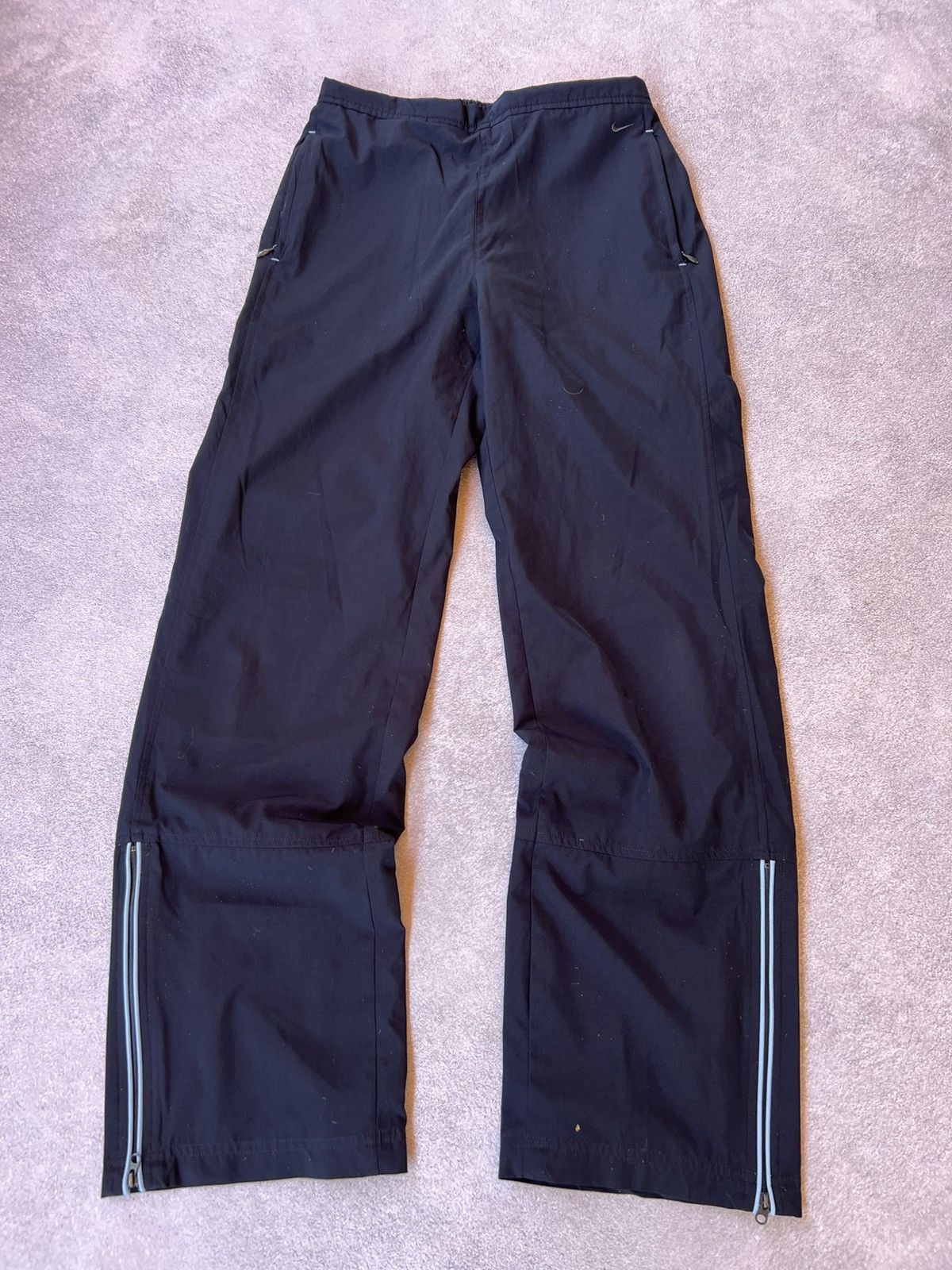 Nike 🔥 Vintage Y2K Blue Nylon Drill Swag Pants – Women’s Size 28" / US 6 / IT 42 - 3 Thumbnail
