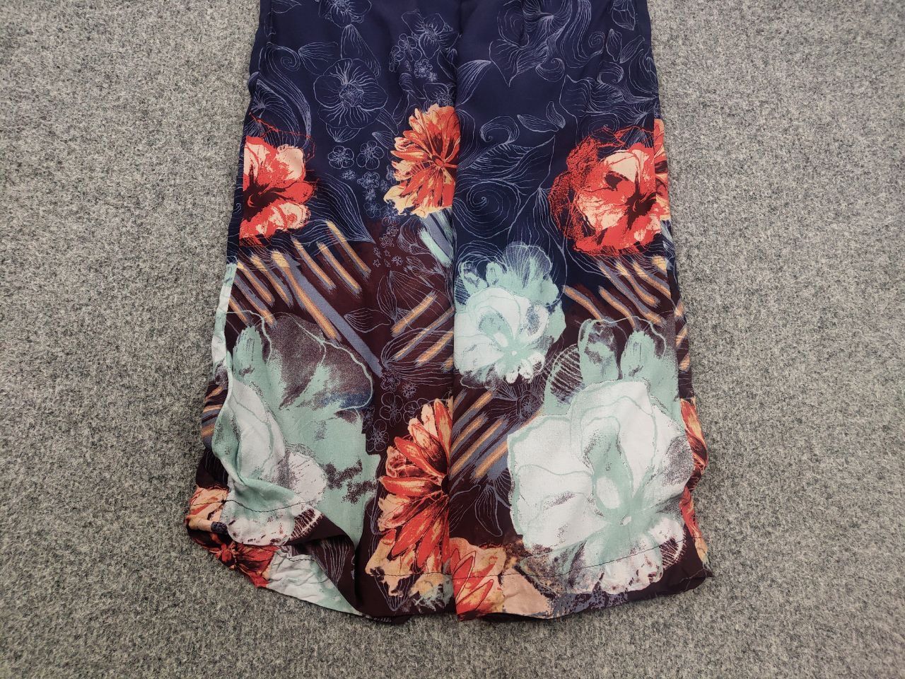 Missoni Ivko Design Floral Print Blue color Trouser Wide Leg Pants Size 36" / US 14 / IT 50 - 5 Thumbnail