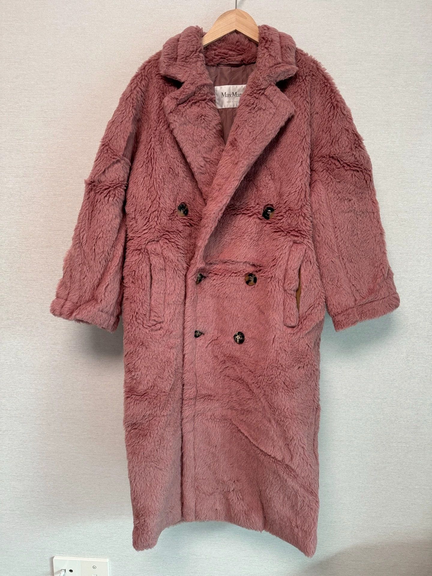 Max Mara MaxMara ZITTO Teddy 101801 Dried Rose Pink XS Size XS / US 0-2 / IT 36-38 - 1 Thumbnail