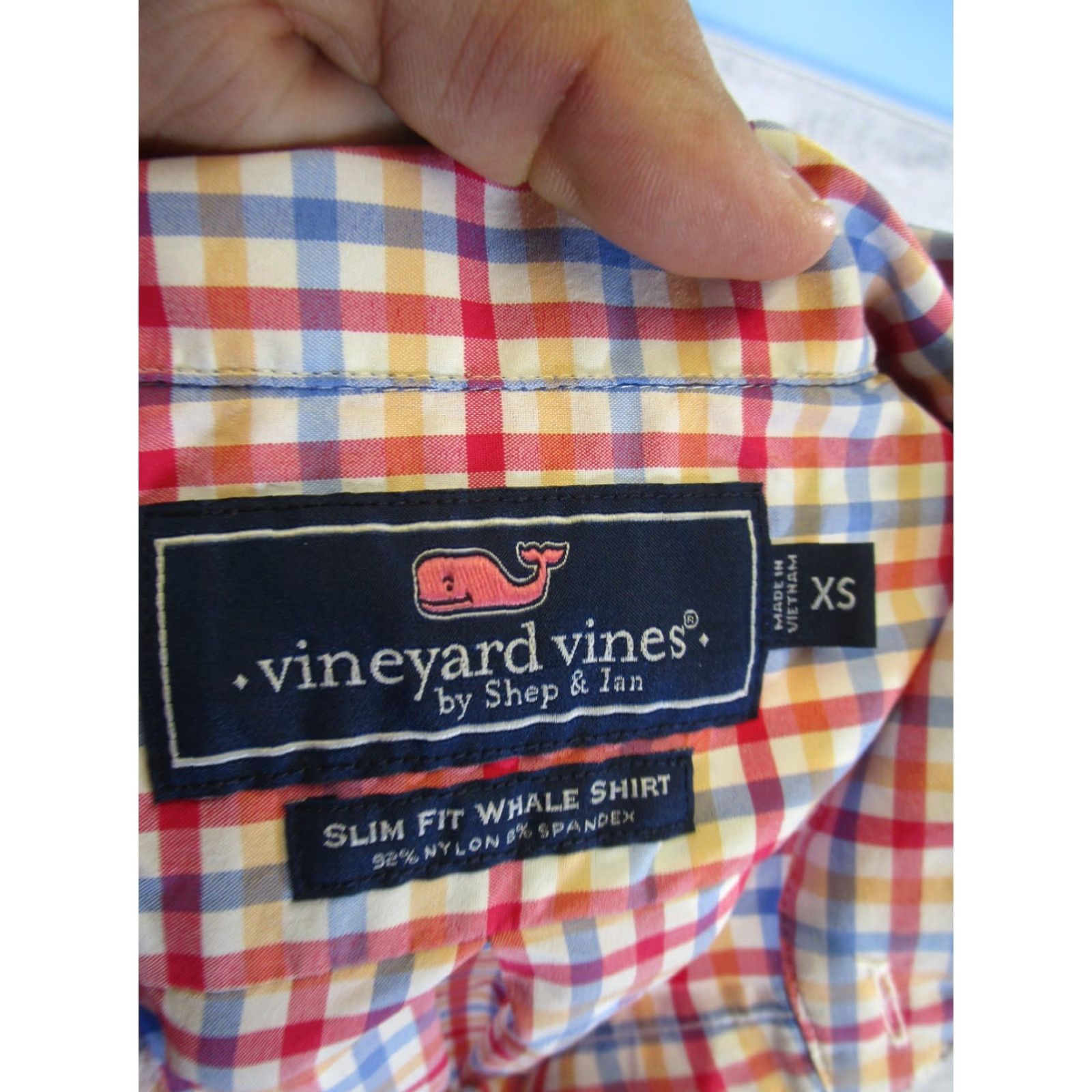 Vineyard Vines VINTAGE Vineyard Vines Shirt Mens XS Slim Whale Shirt Button Up Size US XS / EU 42 / 0 - 6 Thumbnail