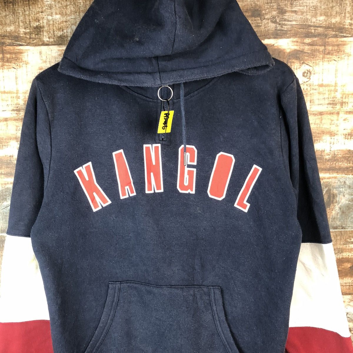 Kangol × Vintage Kangol 5 Zip Five Dark Blue Hoodie sweatshirt #A2026 Size US M / EU 48-50 / 2 - 5 Thumbnail